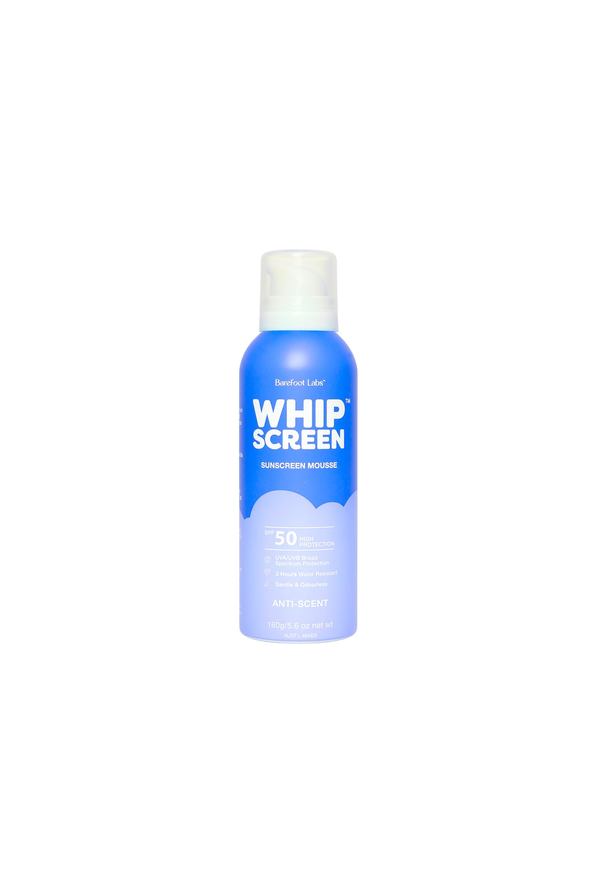 Barefoot Labs Whipscreen Sunscreen Mousse - Unscented