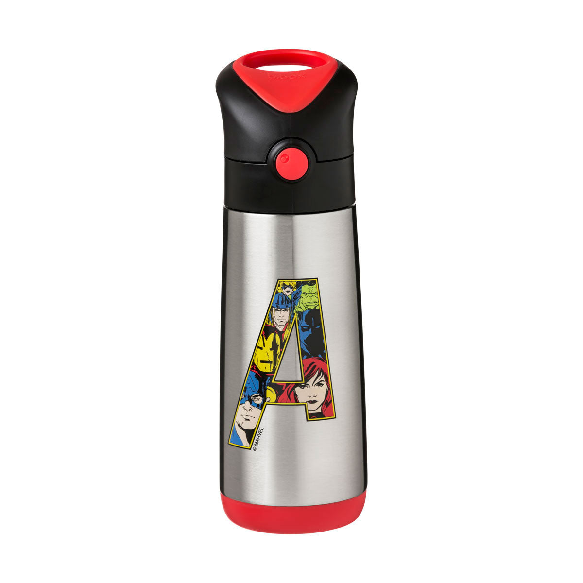 B.box 500ml Insulated Drink Bottle - Avengers