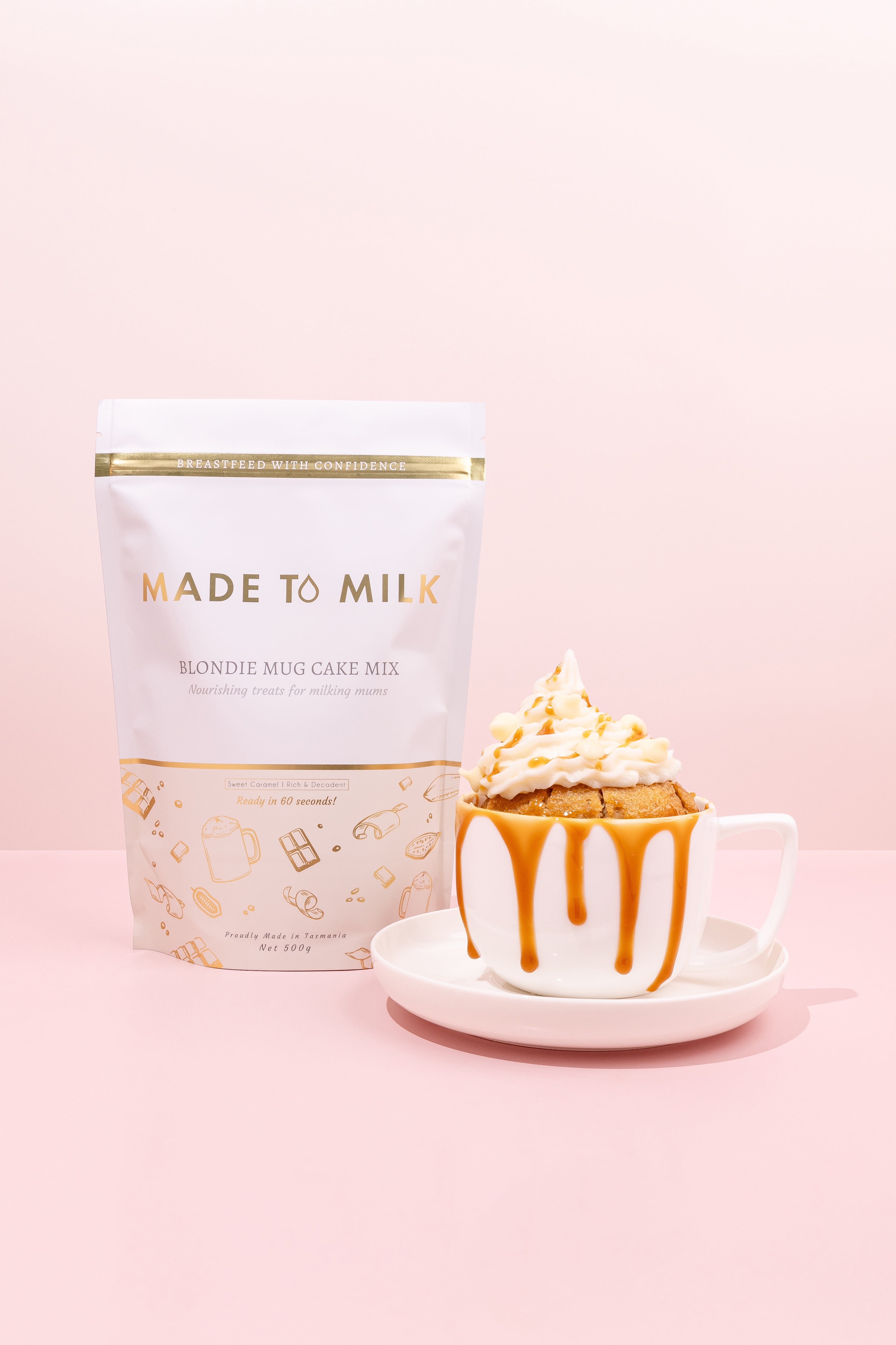 Made To Milk - Blondie Mug Cake Mix 500g/10 Serves