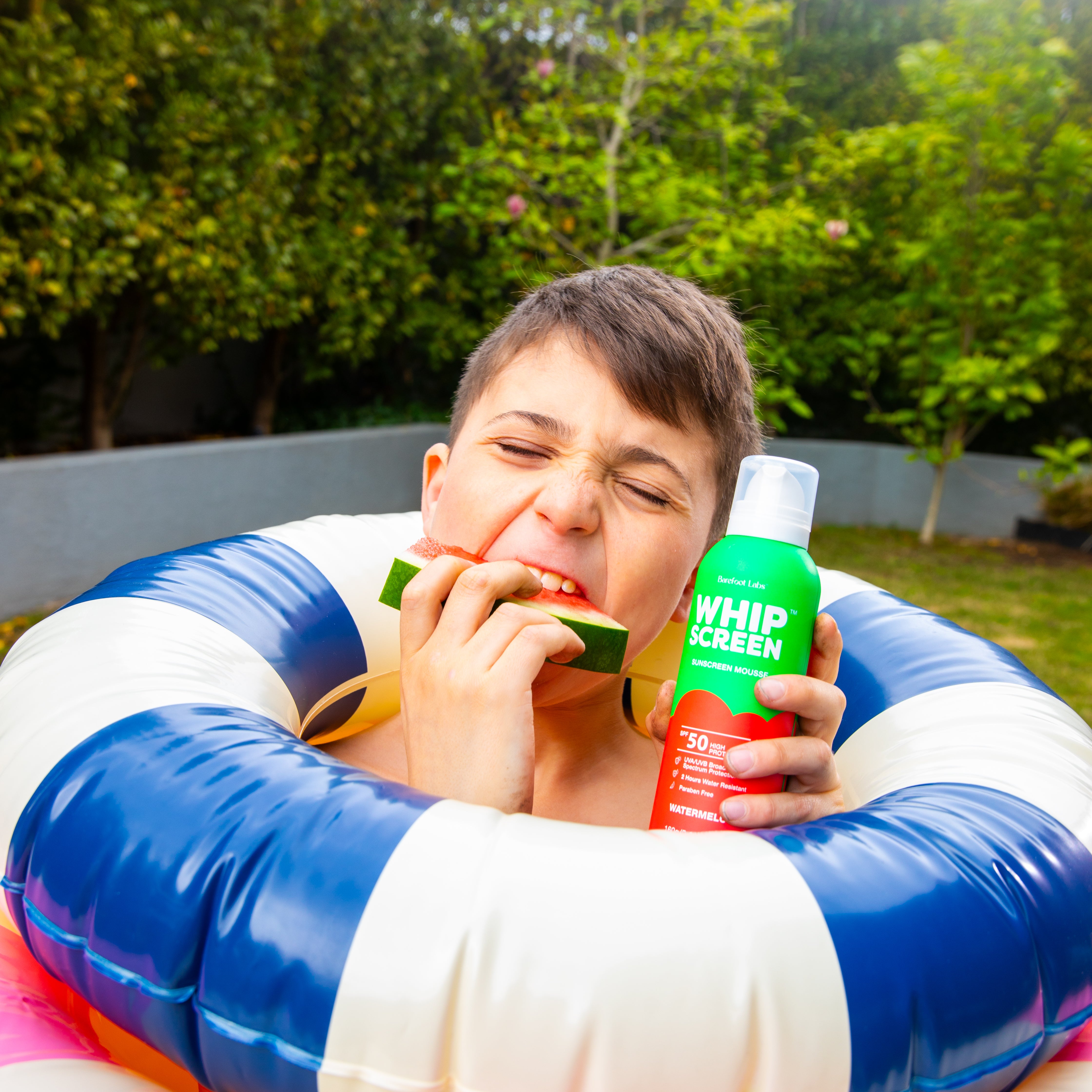 Barefoot Labs Whipscreen Sunscreen Mousse - Watermelon