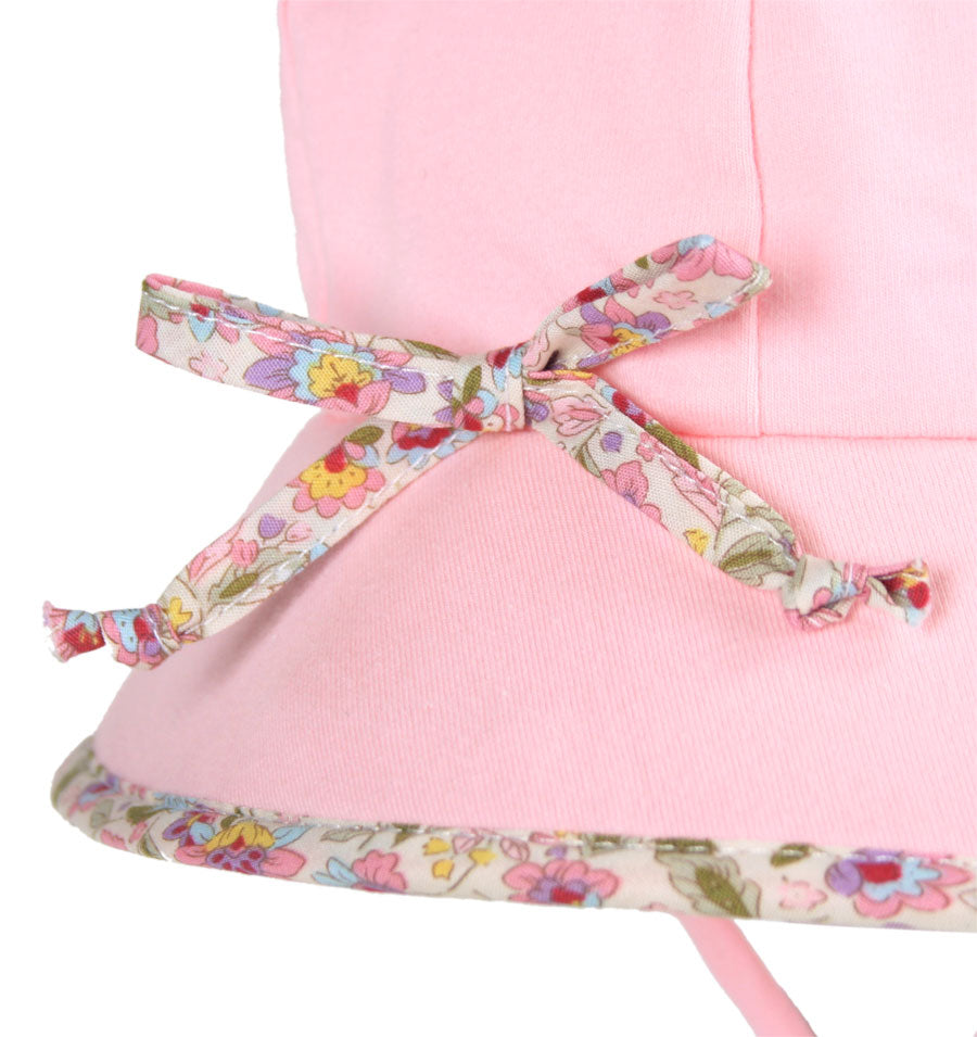 Bedhead Baby Bucket Hat - Paisley Trim Kitty