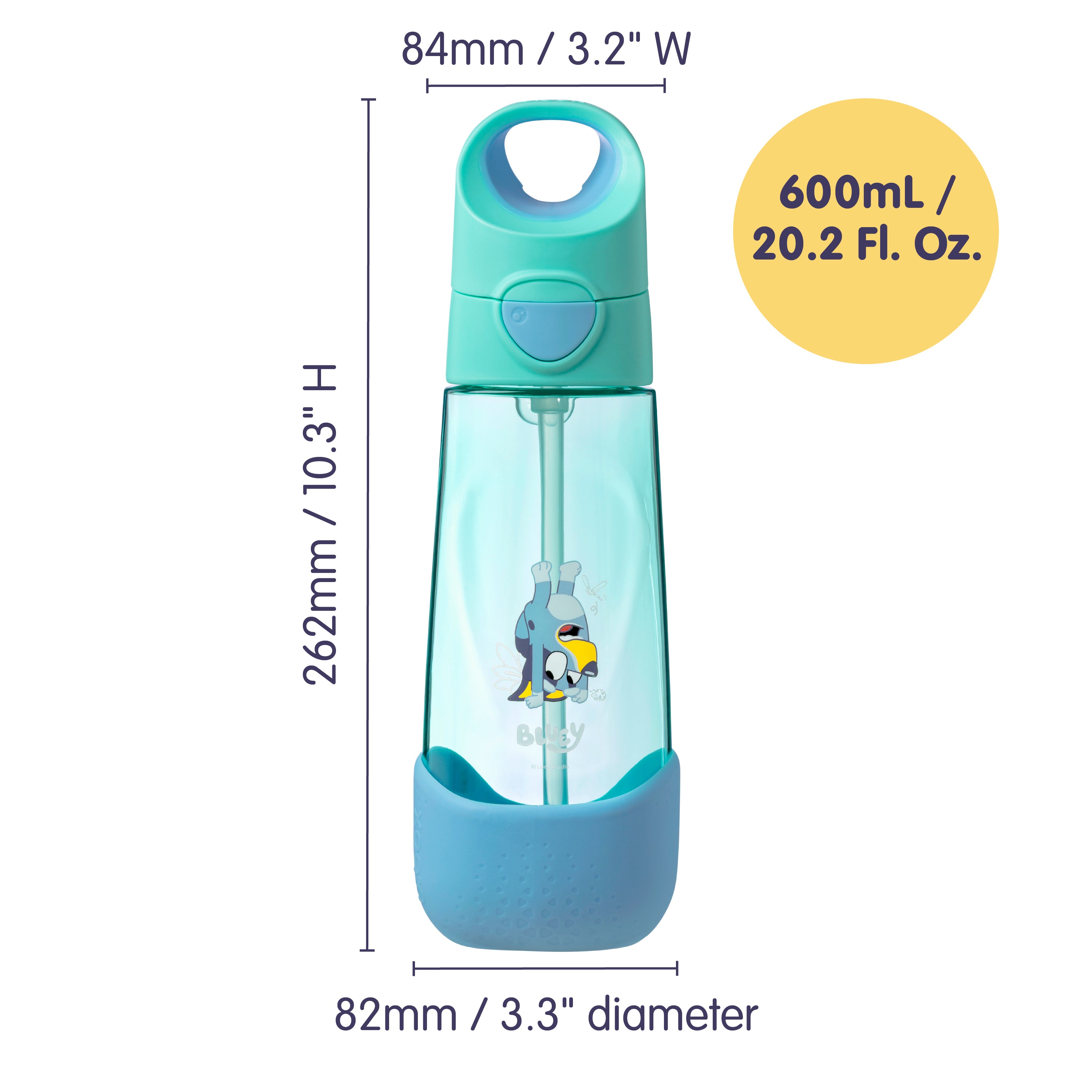 b.box Bluey Playtime 600ml Tritan Drink Bottle