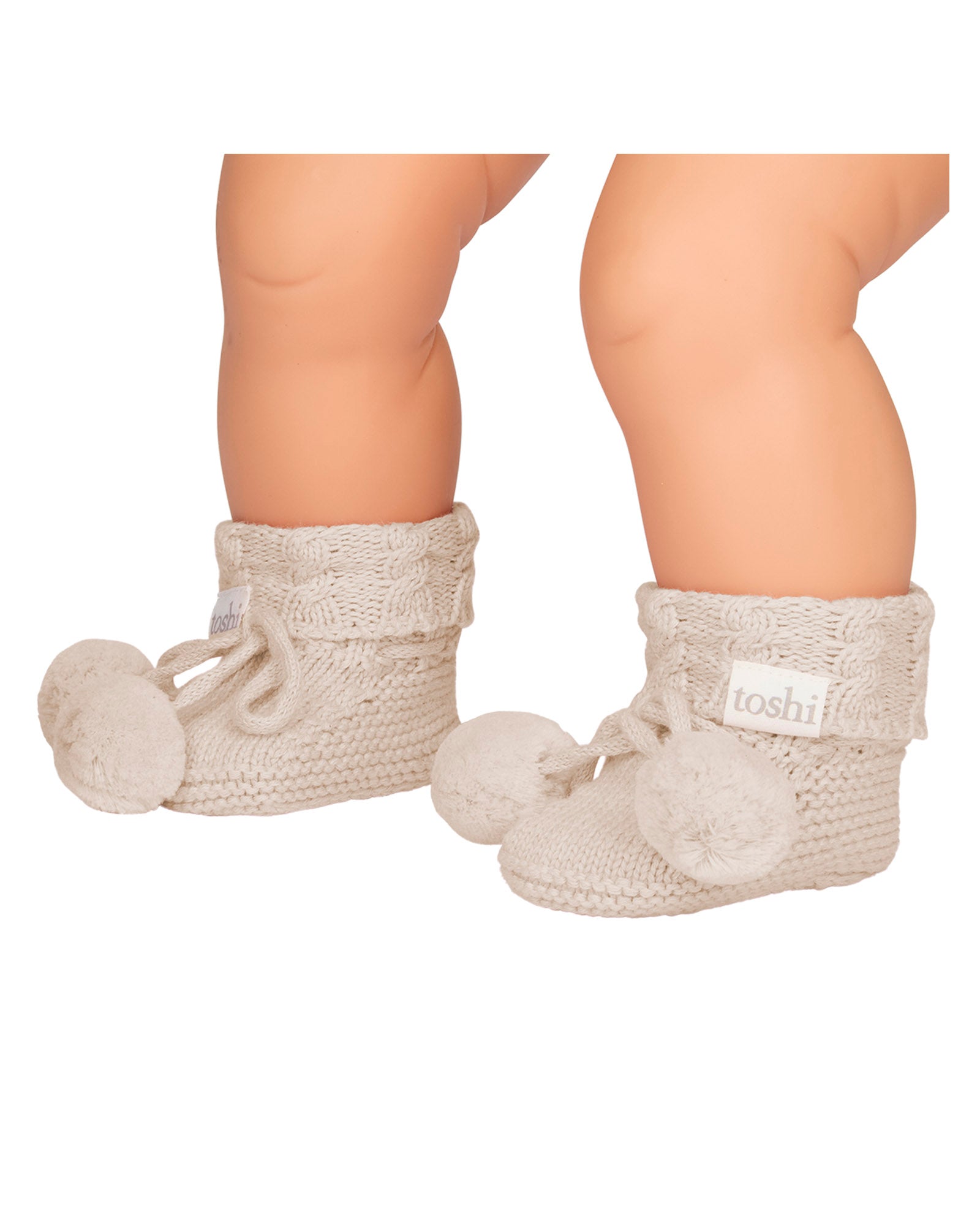 Toshi Organic Booties Oatmeal