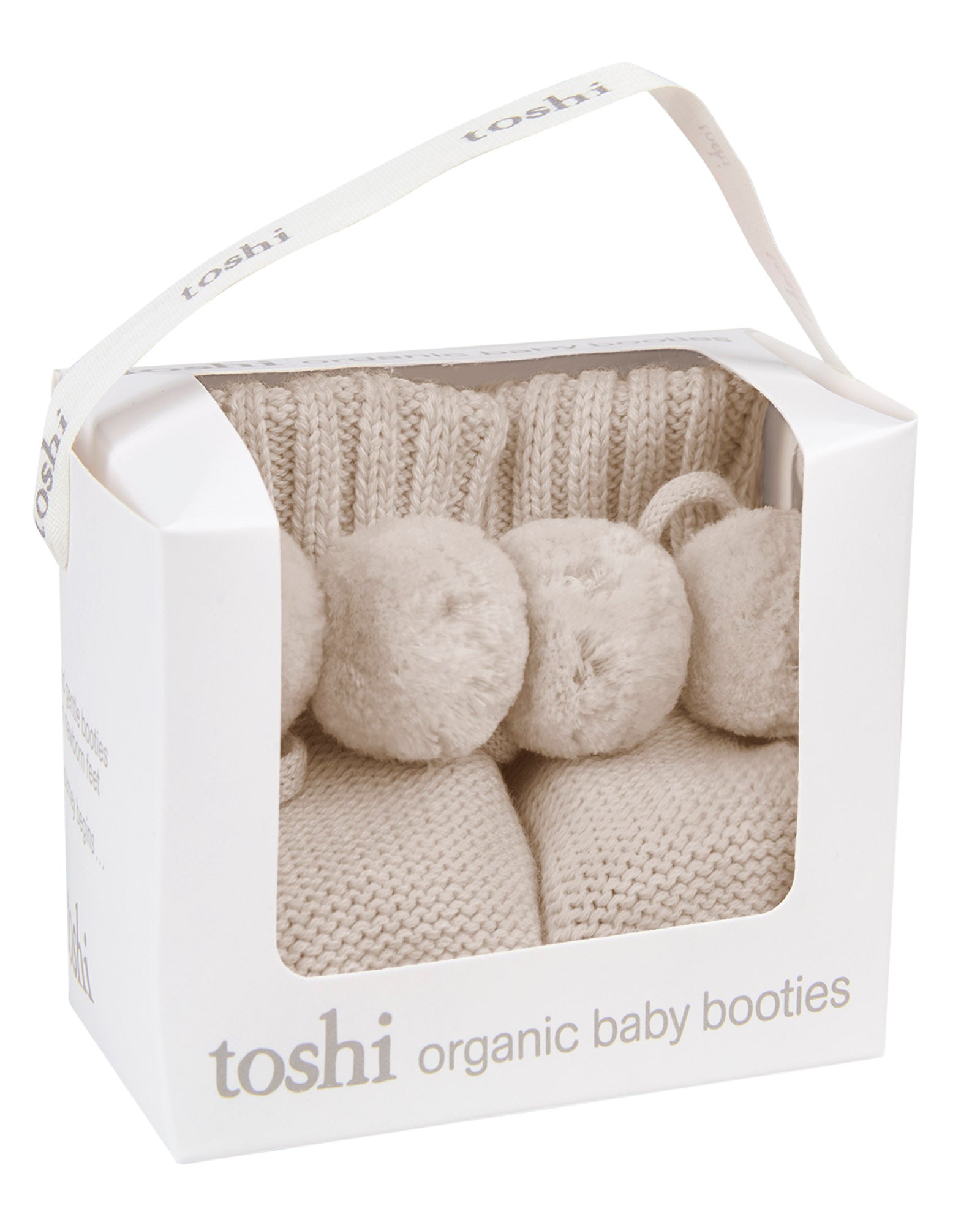 Toshi Organic Booties Oatmeal