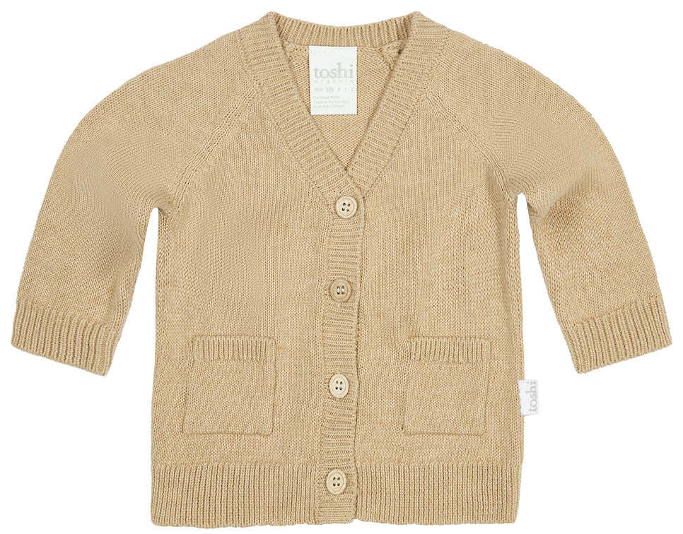 Toshi Organic Cardigan Remy/driftwood