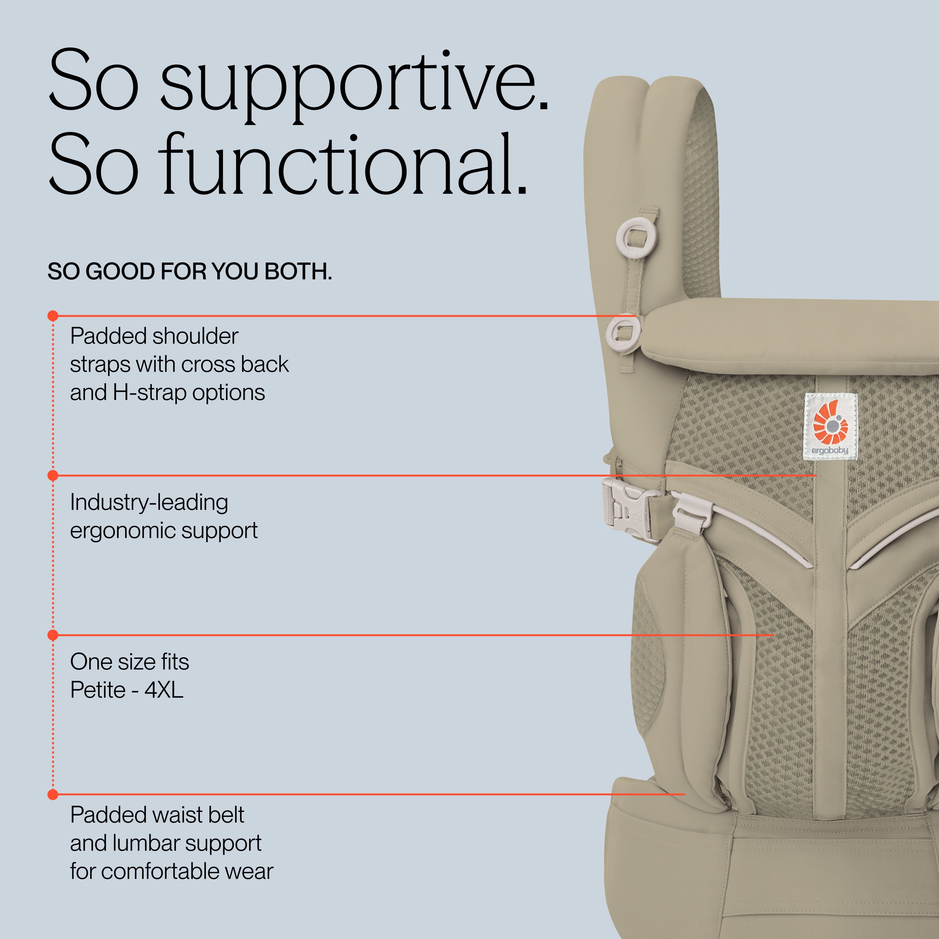 Ergobaby Omni Classic Mesh Carrier Soft Olive