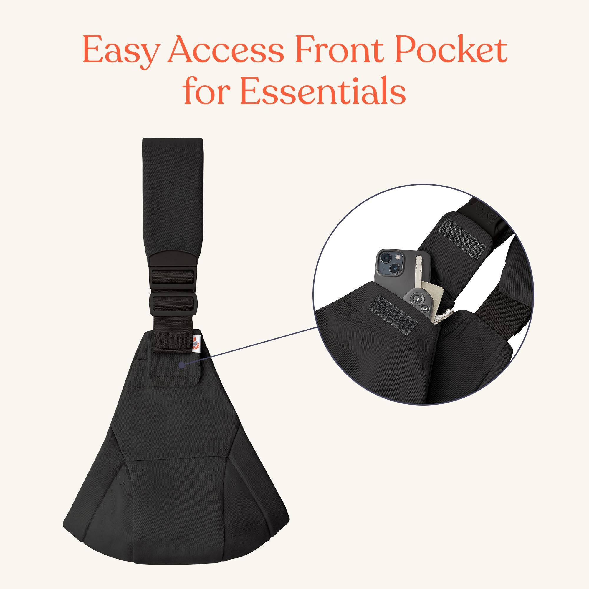 Ergobaby Upsie Sling Carrier Onyx Black