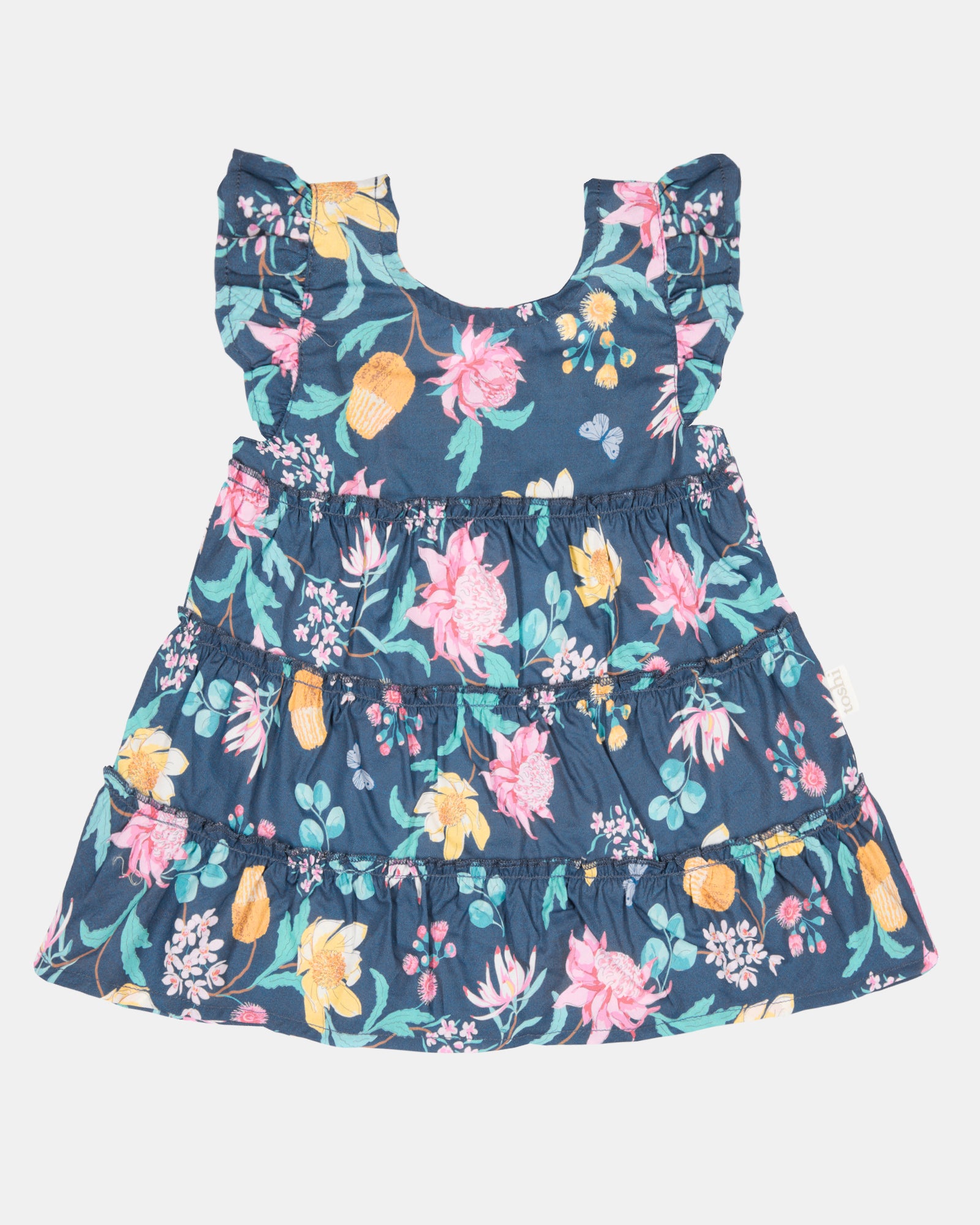 Toshi Baby Dress Matilda - Waratah Midnight