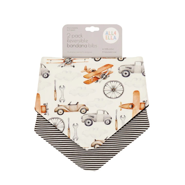 All4ella Bandana Bibs 2pk