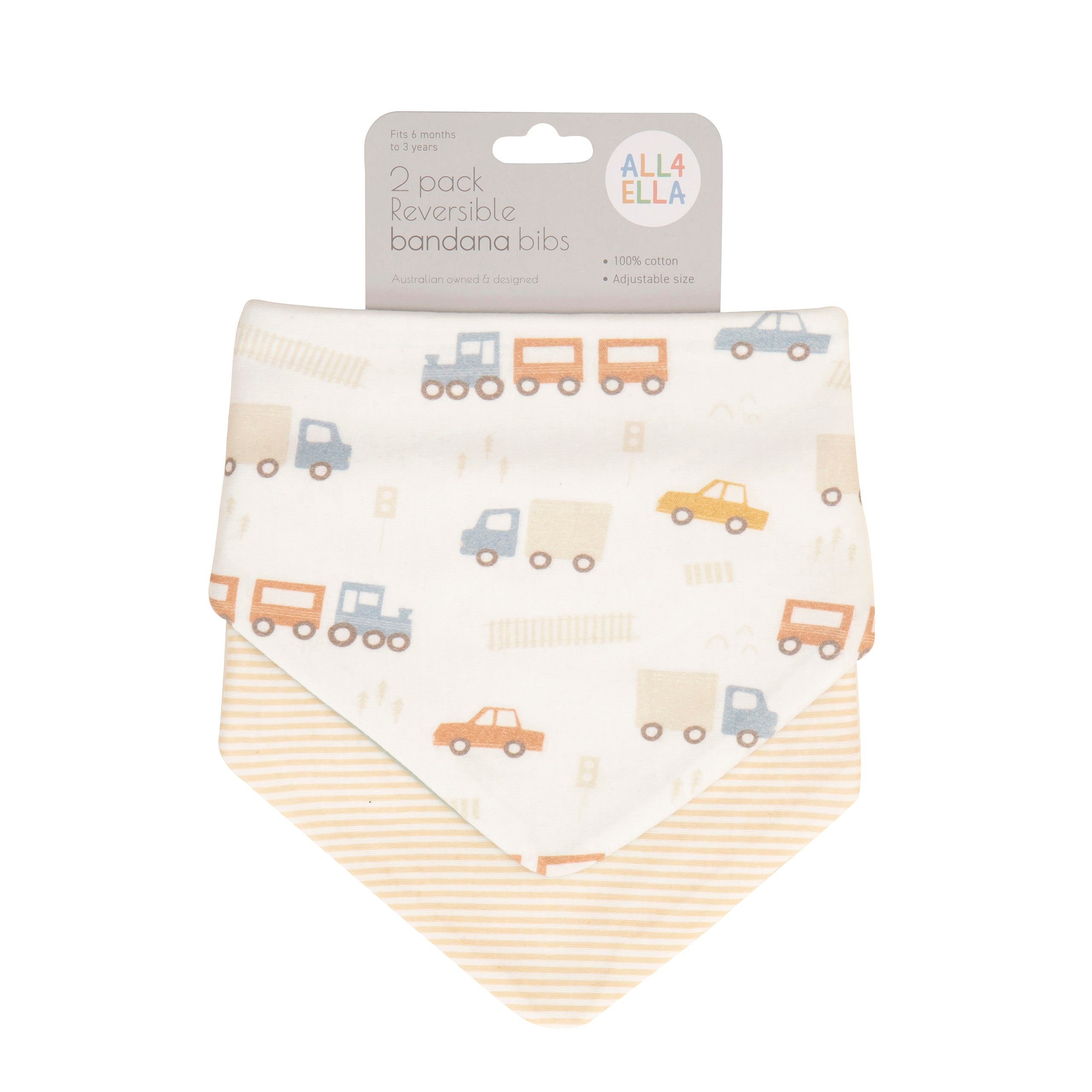 All4ella Bandana Bibs 2pk