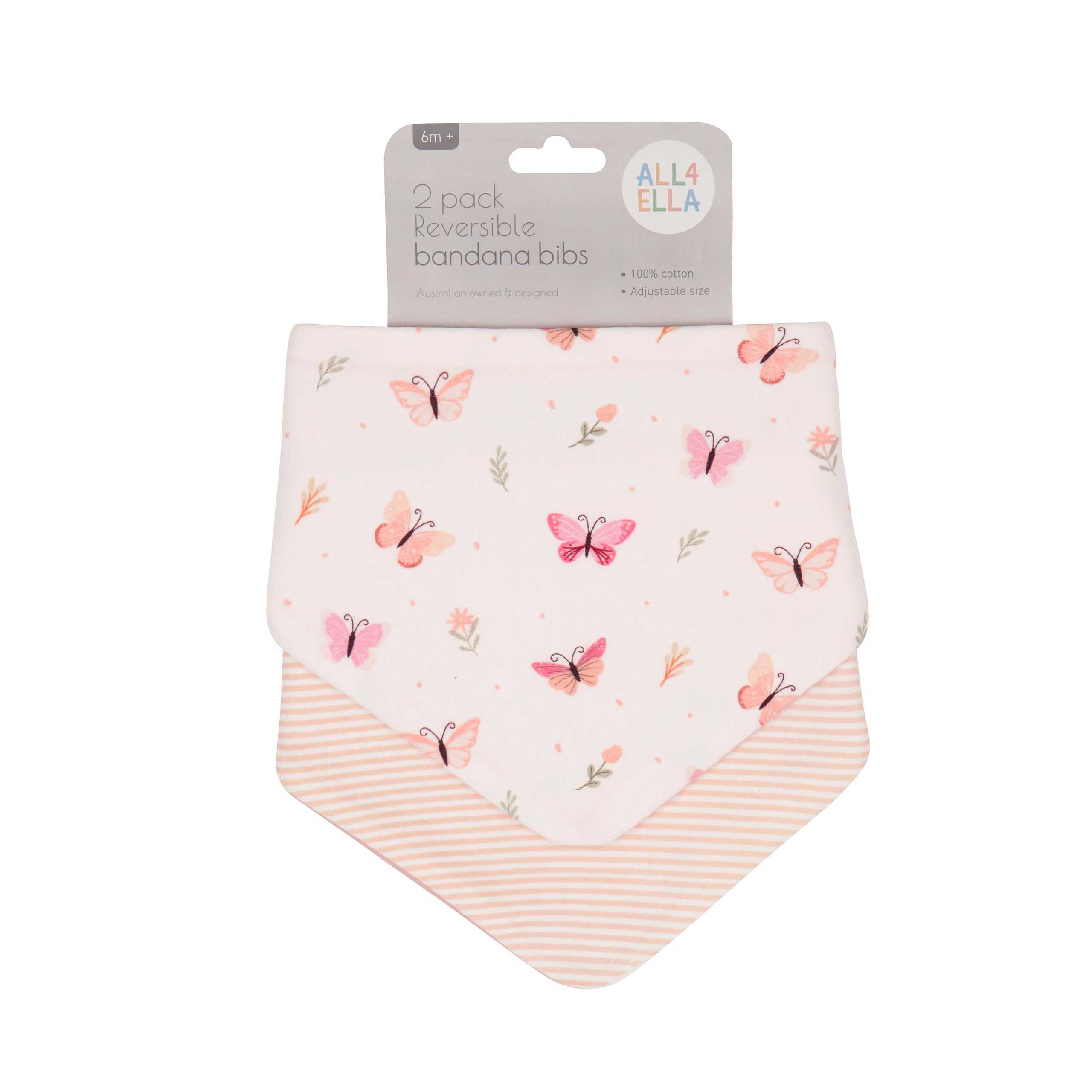 All4ella Bandana Bibs 2pk