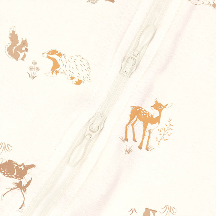 Toshi Long Sleeve Classic Onesie - Enchanted Forest Feather