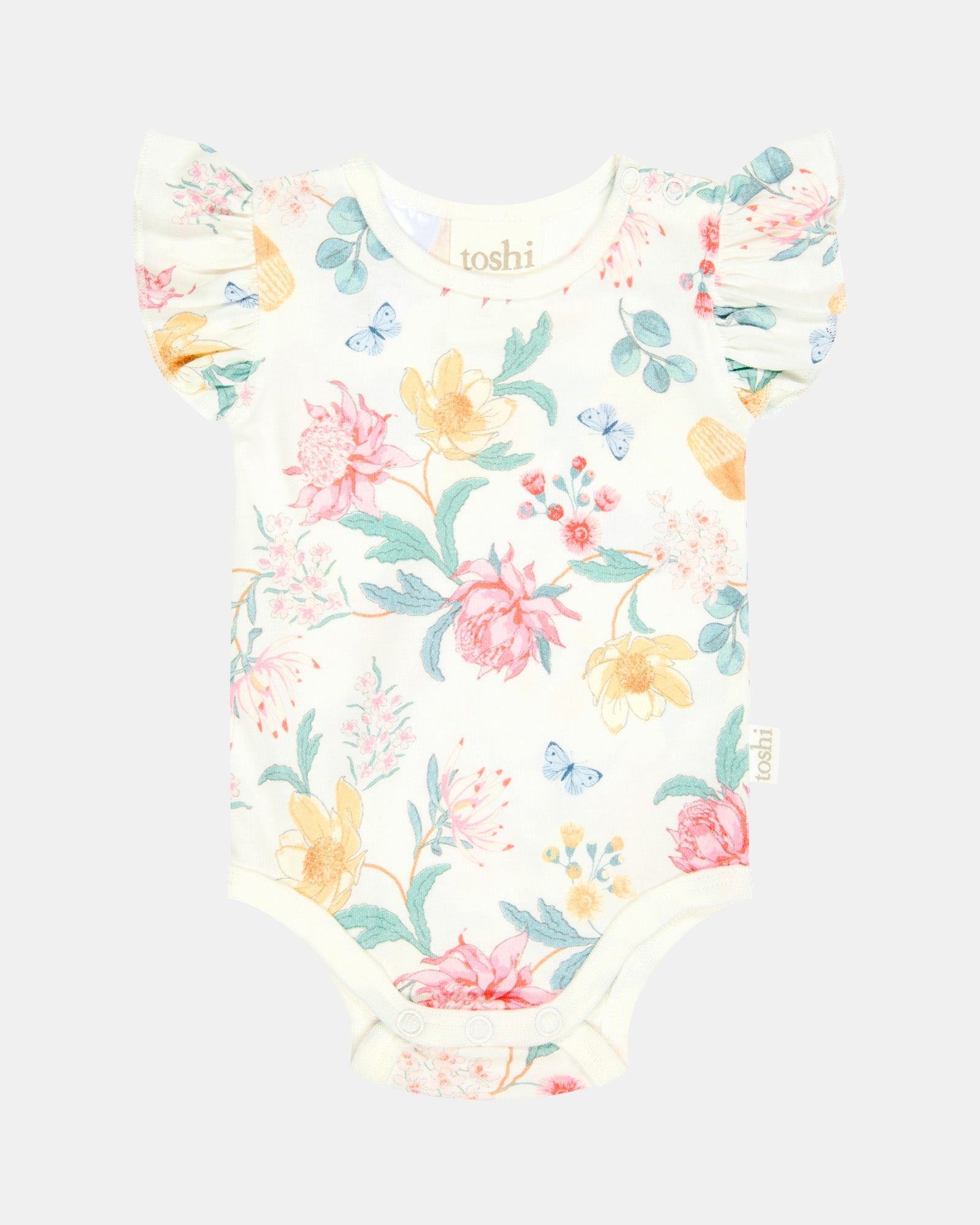 Toshi Onesie Short Sleeve Matilda - Waratah Dawn