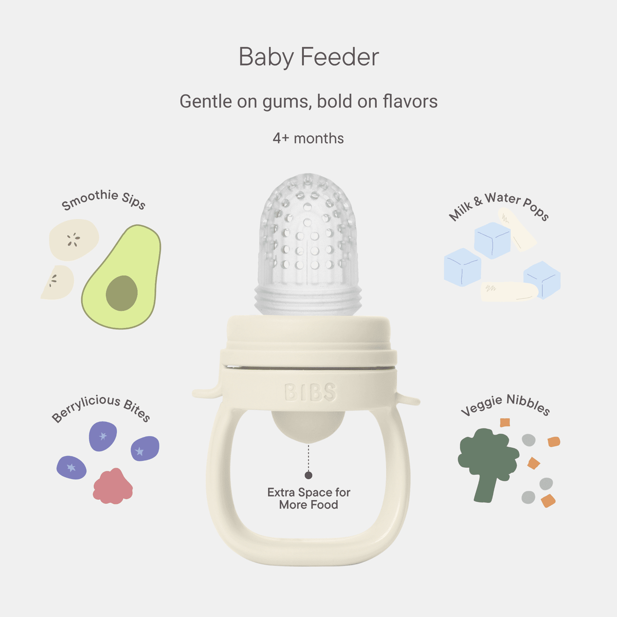 Bibs Baby Feeder Ivory
