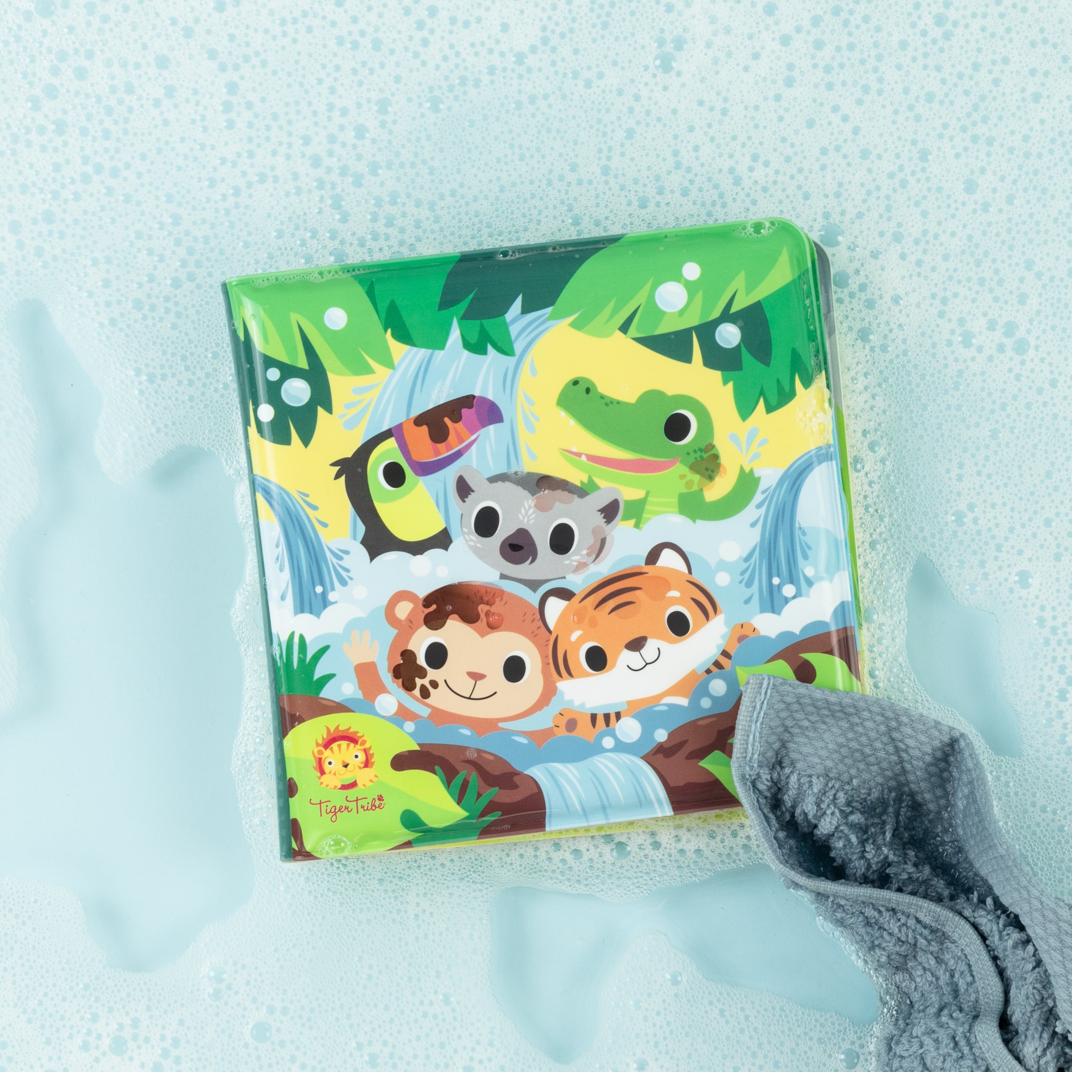 Tiger Tribe Bath Book - Messy Jungle