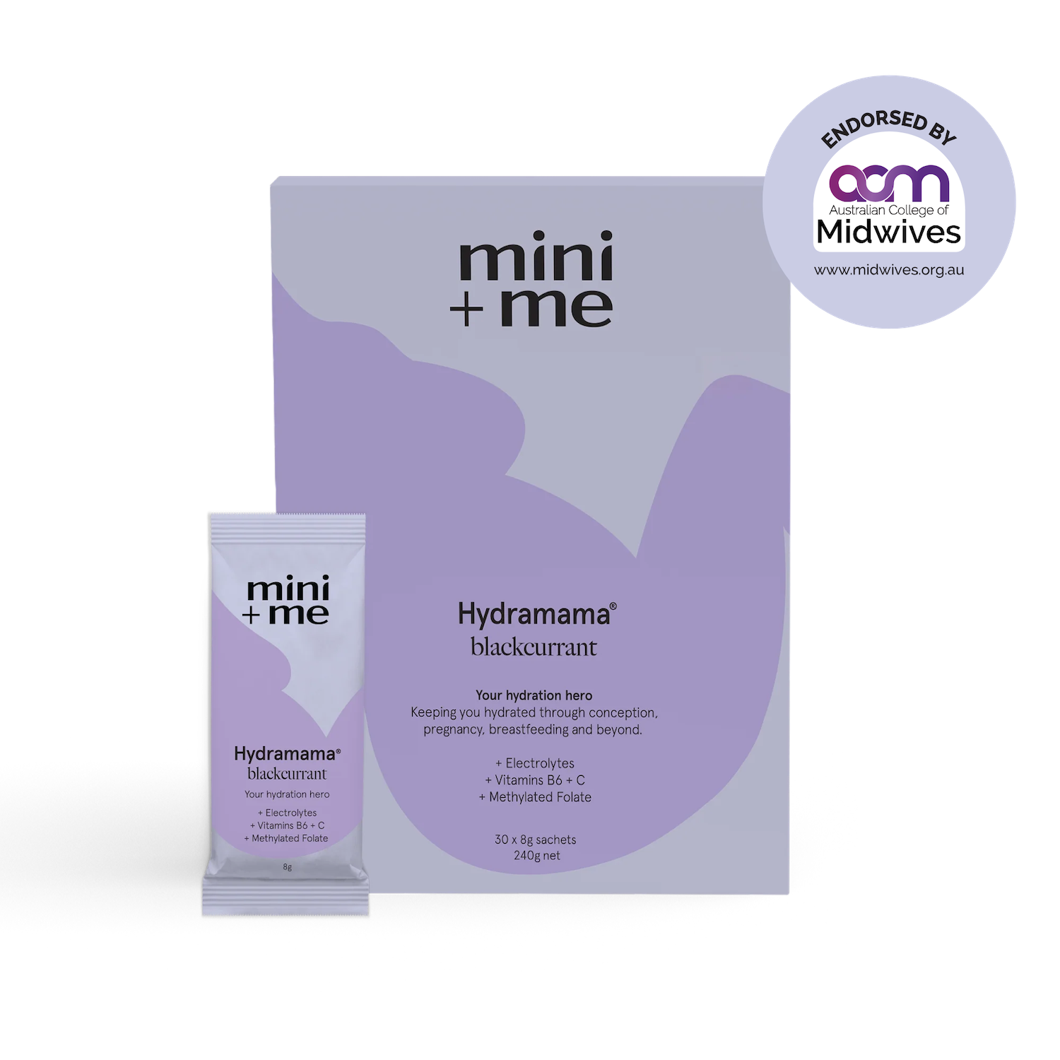 Hydramama Mini and Me Hydration Powder Blackcurrant