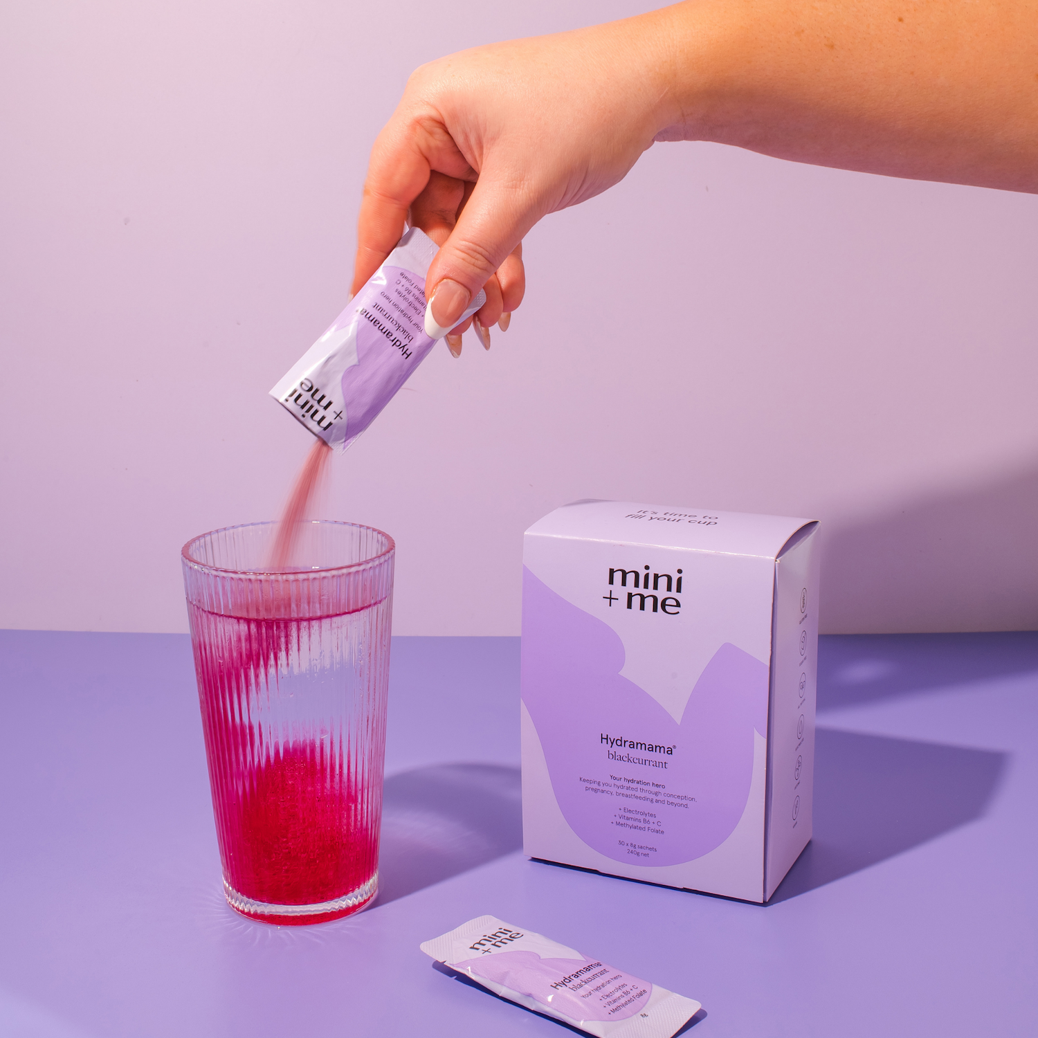 Hydramama Mini and Me Hydration Powder Blackcurrant