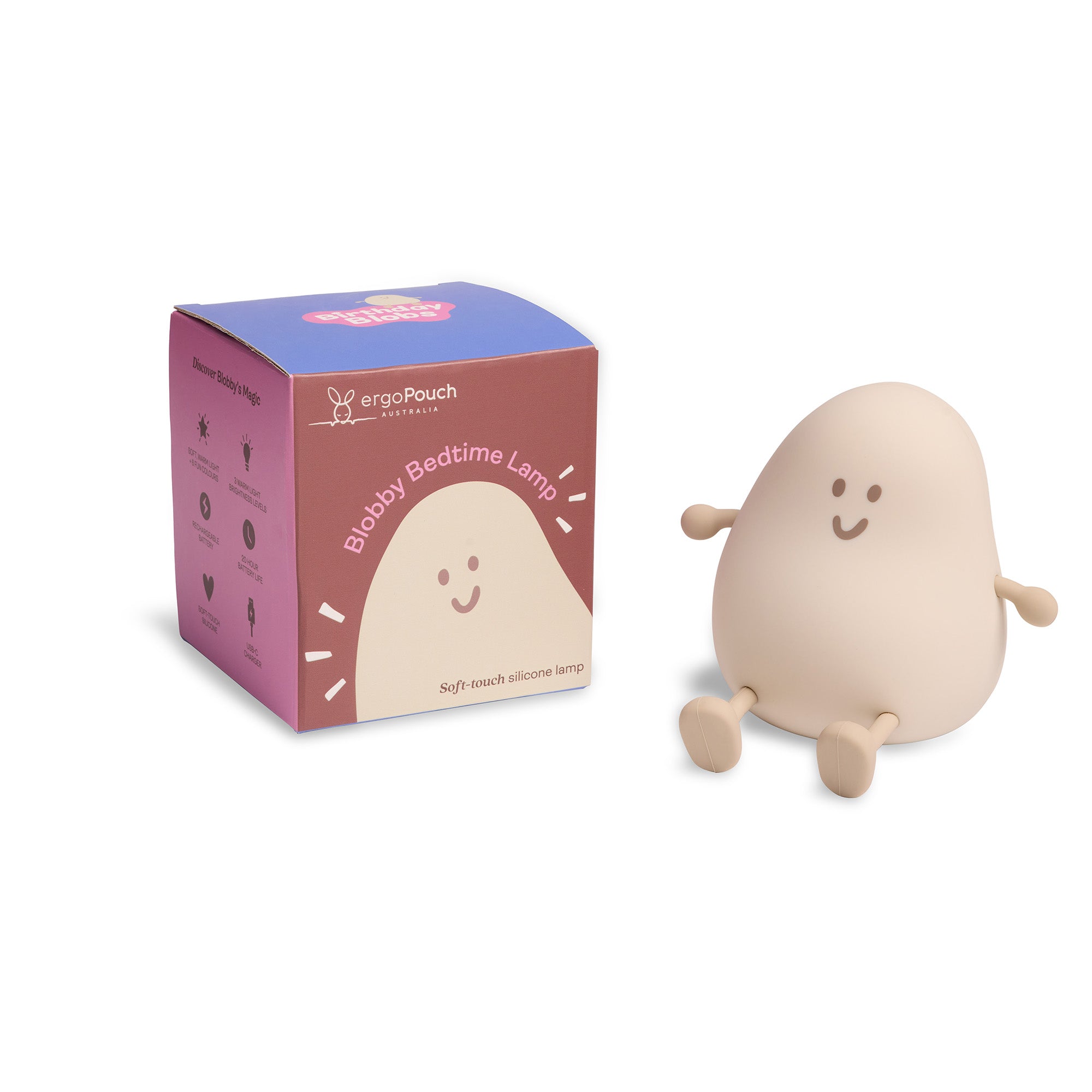 Ergopouch Blobby Bedtime Lamp - Taupe