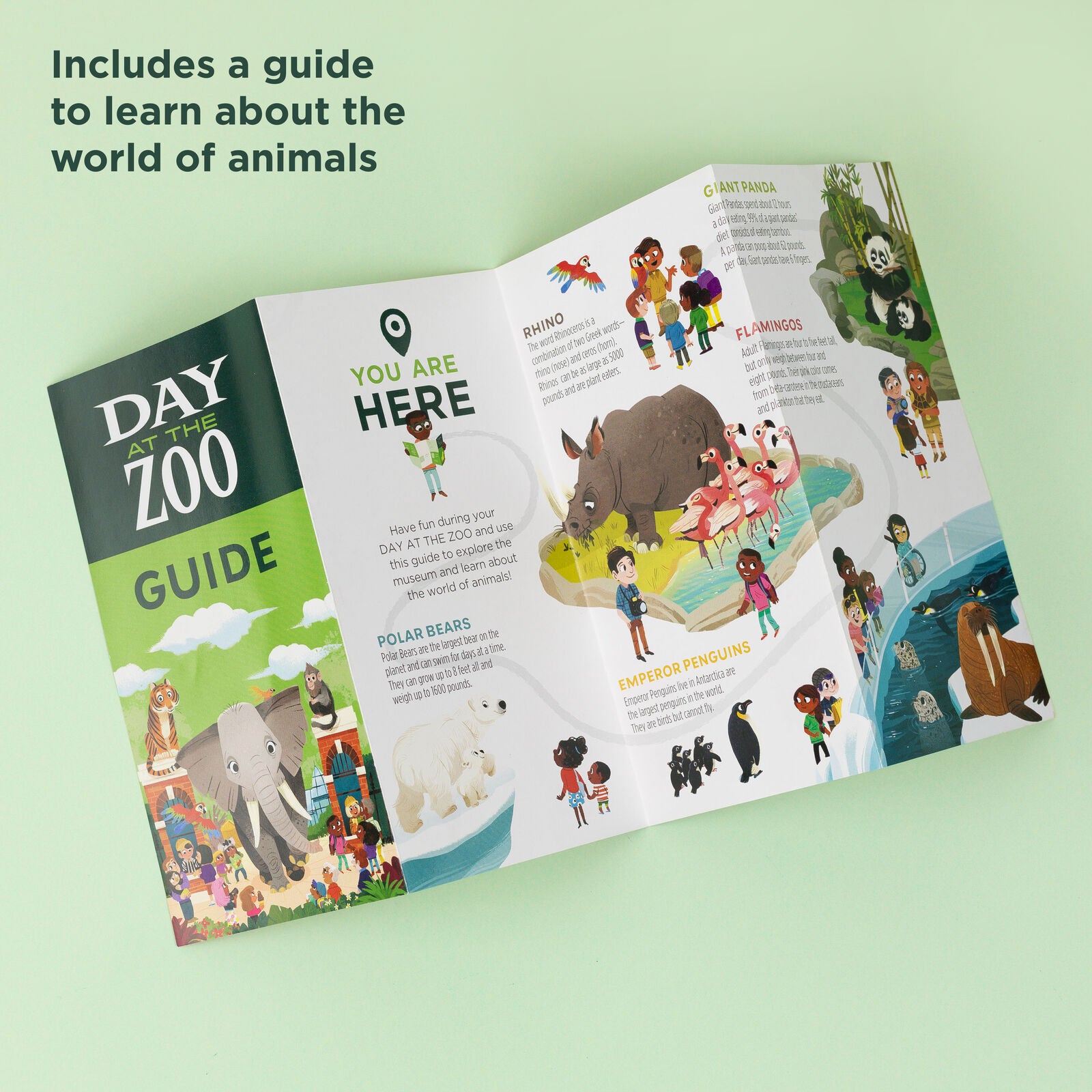 Crocodile Creek Day at the Museum 60pc Zoo
