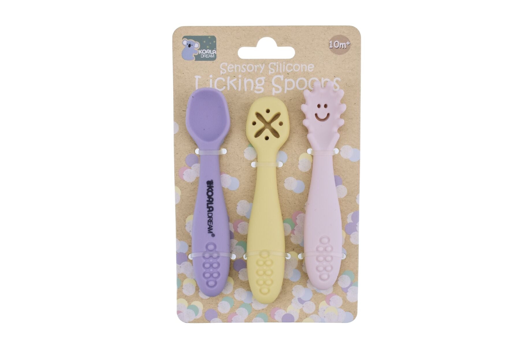Sensory Silicone Licking Spoons 3pk