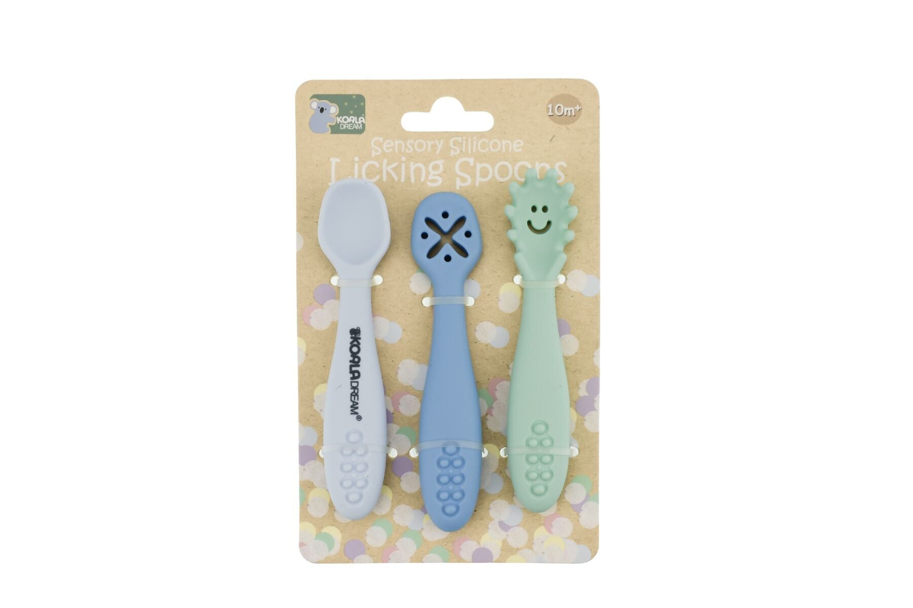 Sensory Silicone Licking Spoons 3pk