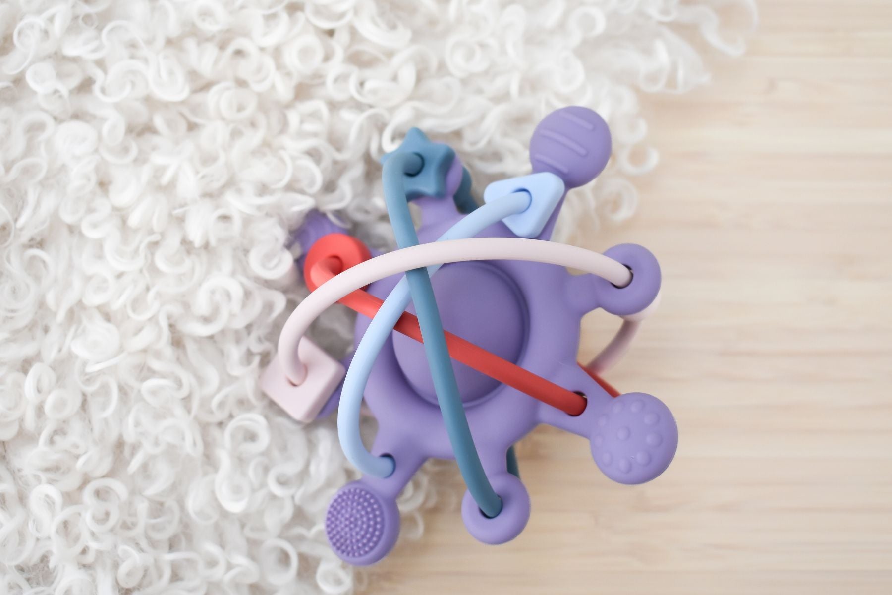 Silicone Sensory Space Rattle