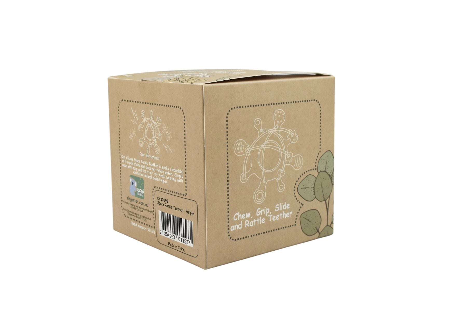 Silicone Sensory Space Rattle