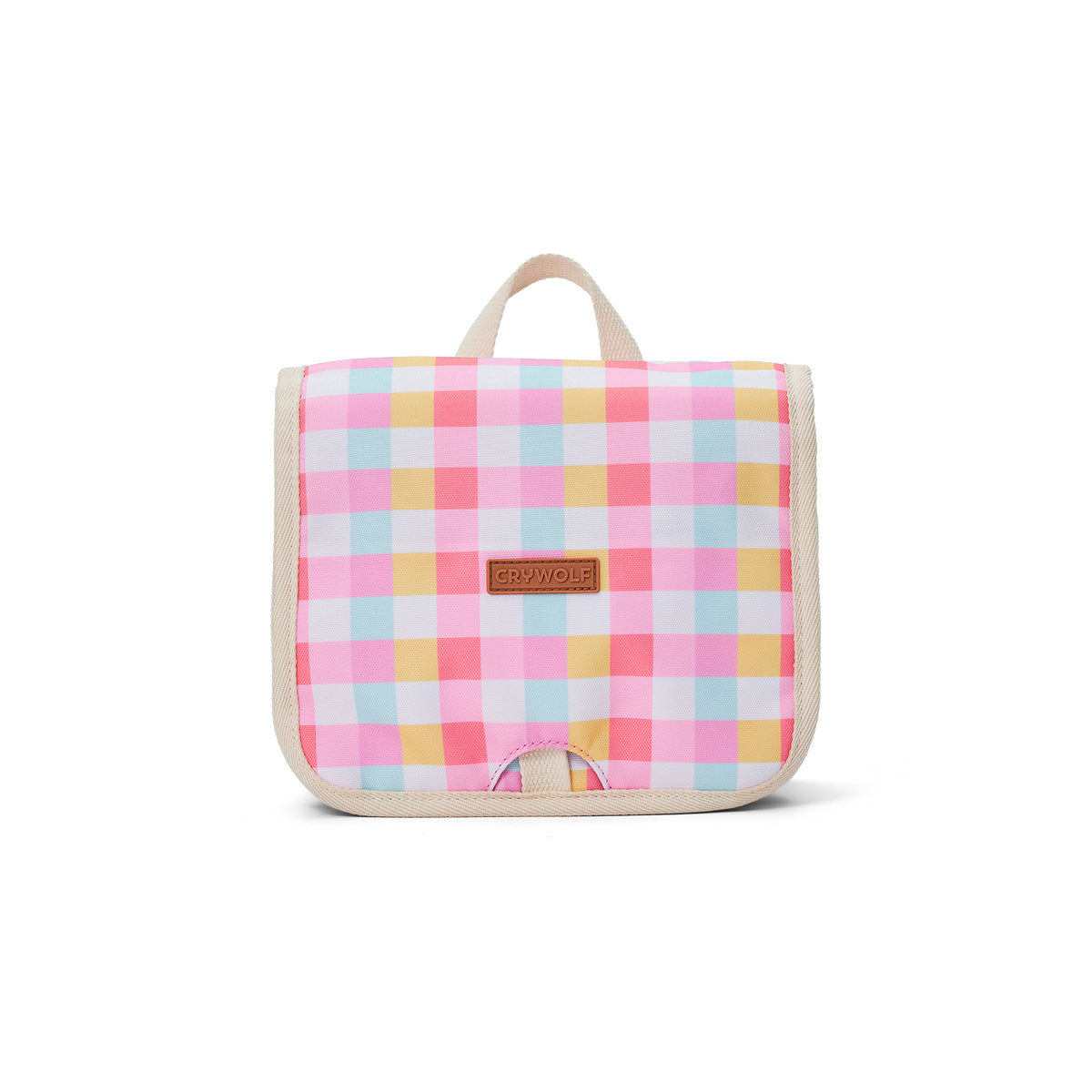 Cry Wolf Toiletry Bag Pop Gingham