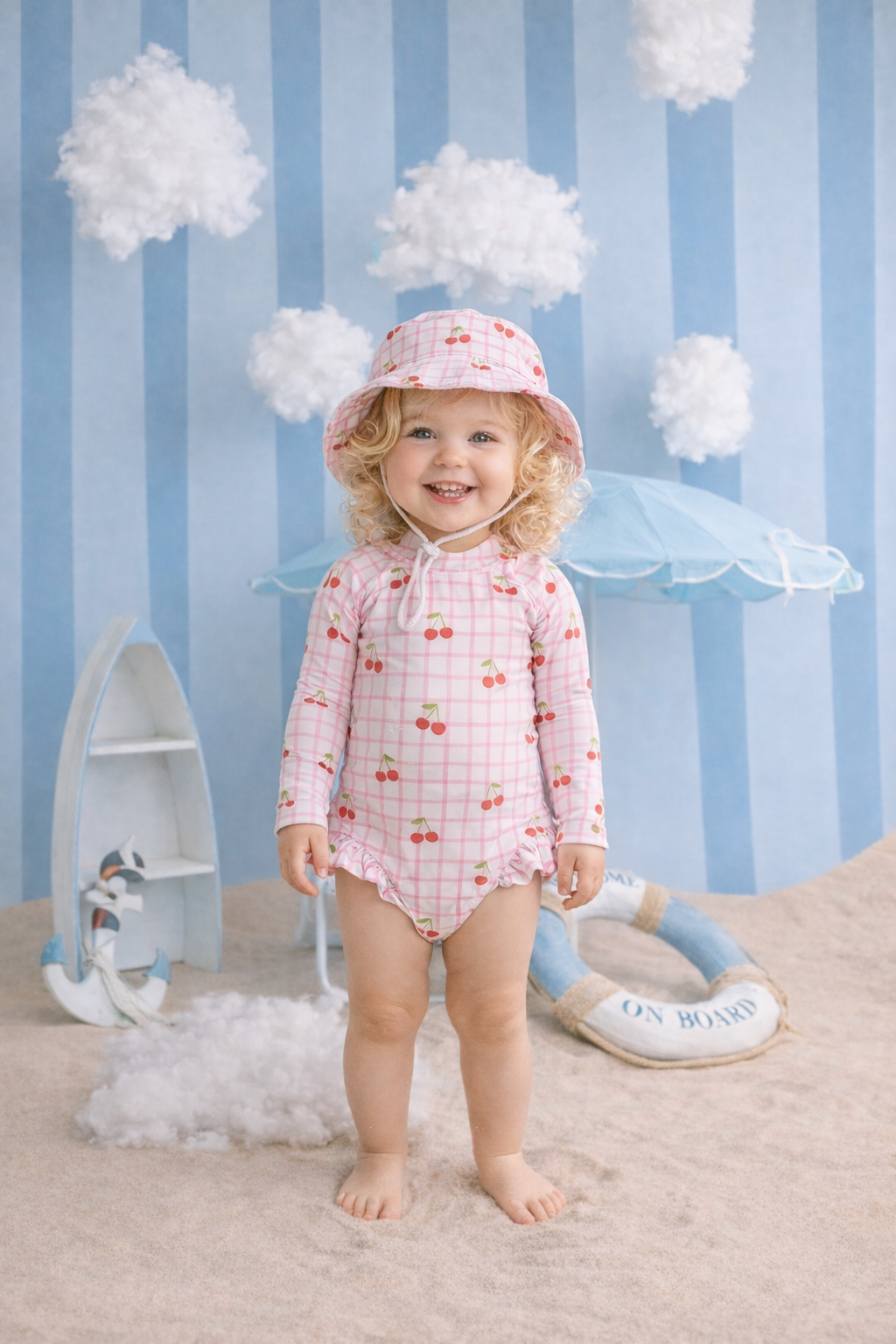 Confetti Kidz Swimsuit Cherry Bloom