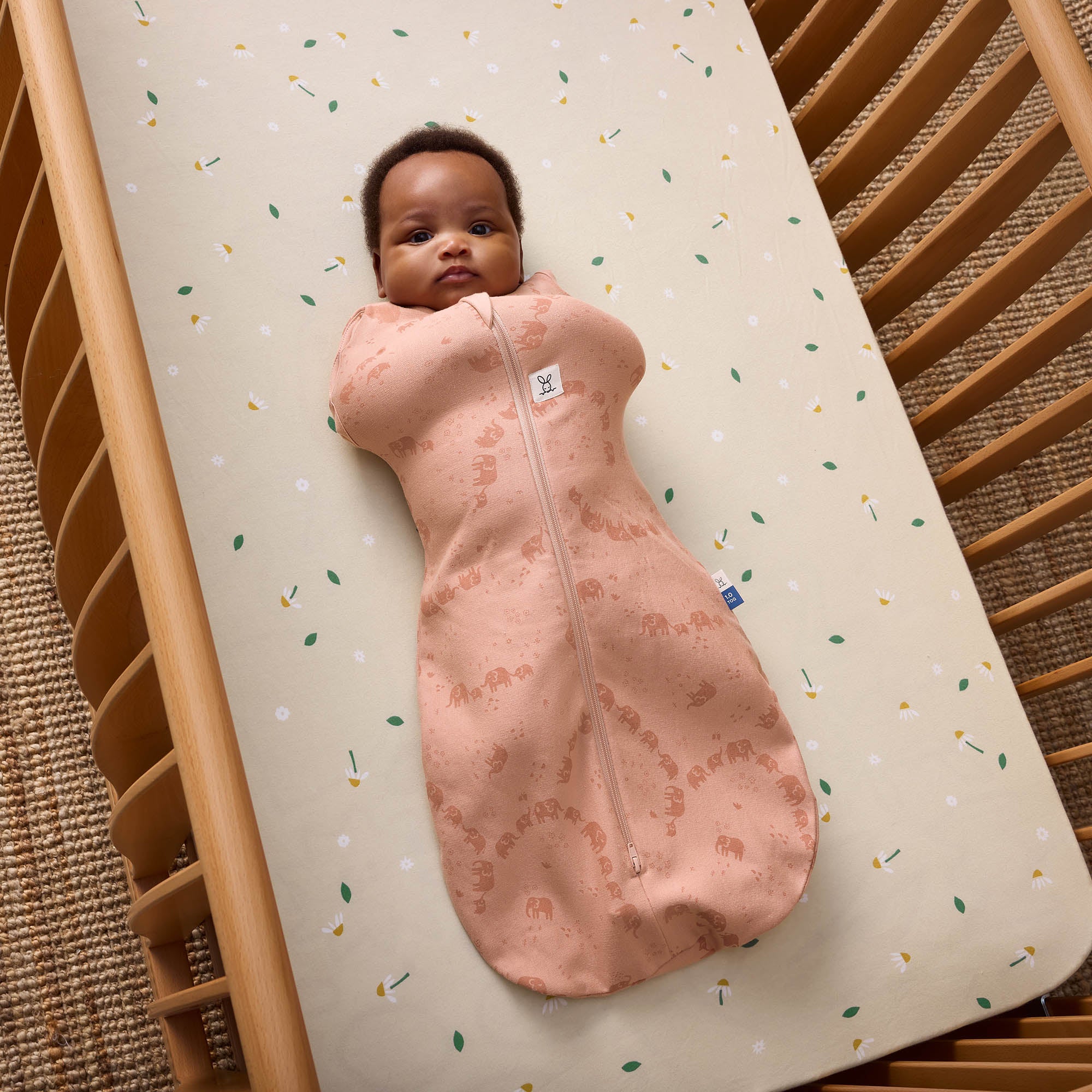 ergoPouch Cocoon Swaddle 1.0 tog - Elephant Parade