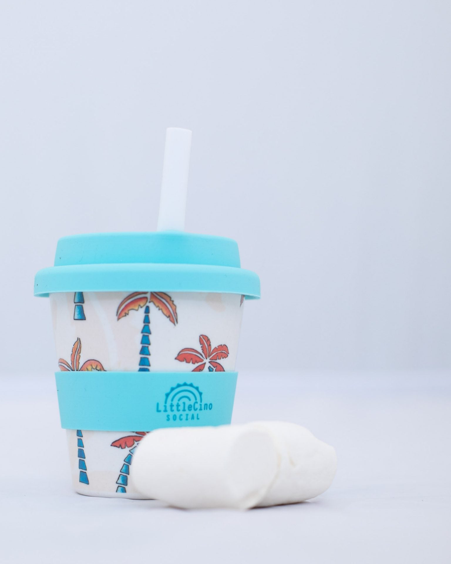 Little Cino Social - Meanwhile On Island Time Babycino Cup With Straw