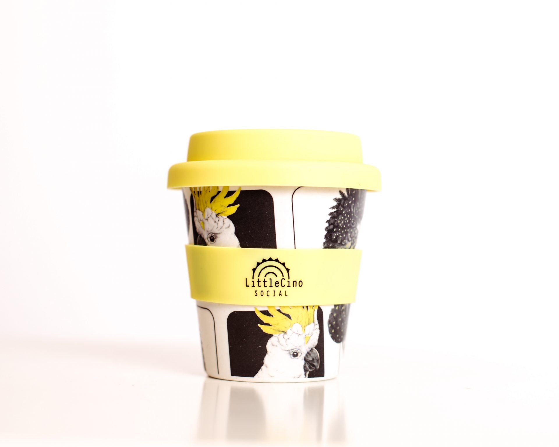 Little Cino Social - Sid And Clancy The Rockatoos Babycino Cup With Straw