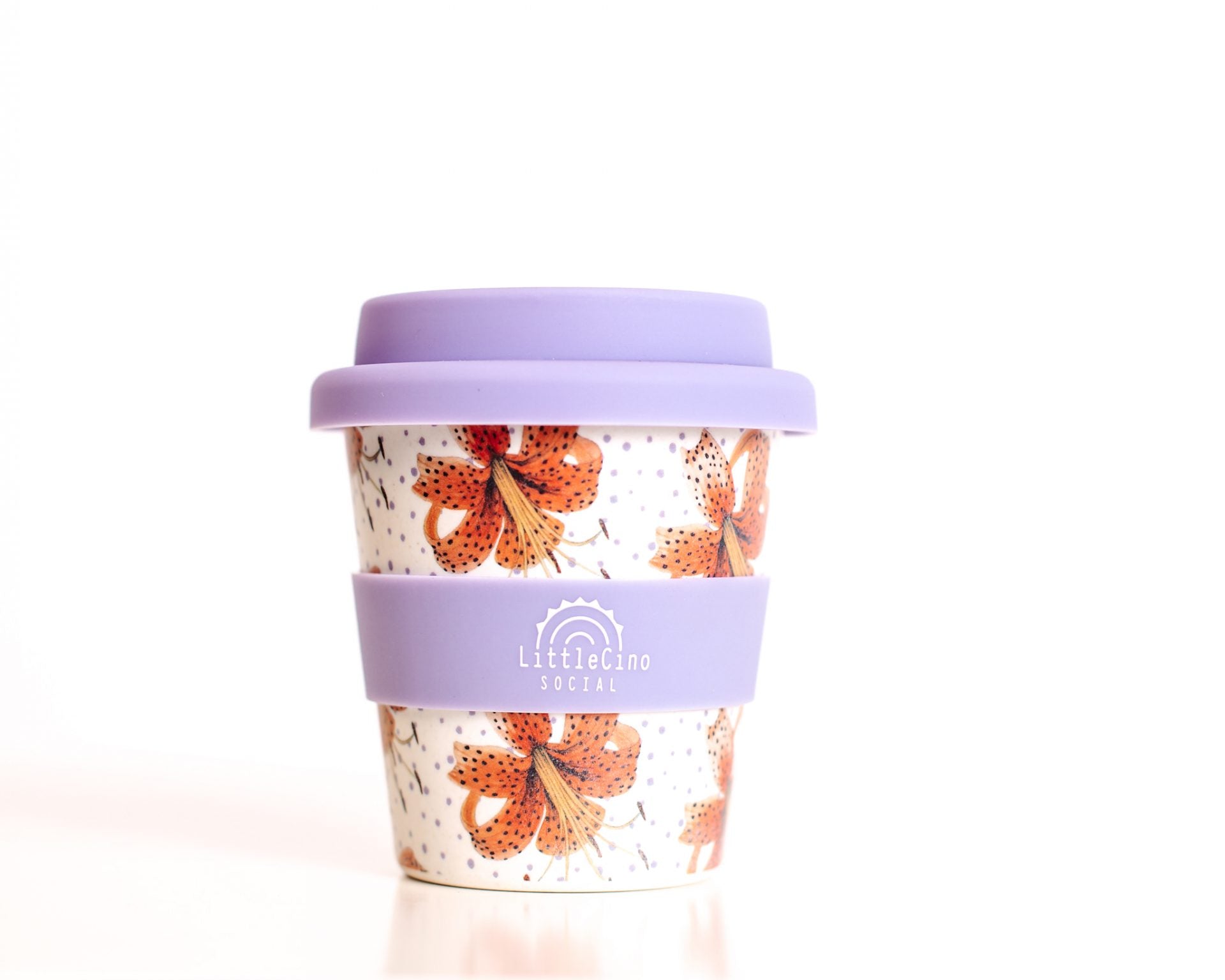 Little Cino Social - Be Like Tiger lily Babycino Cup with Straw