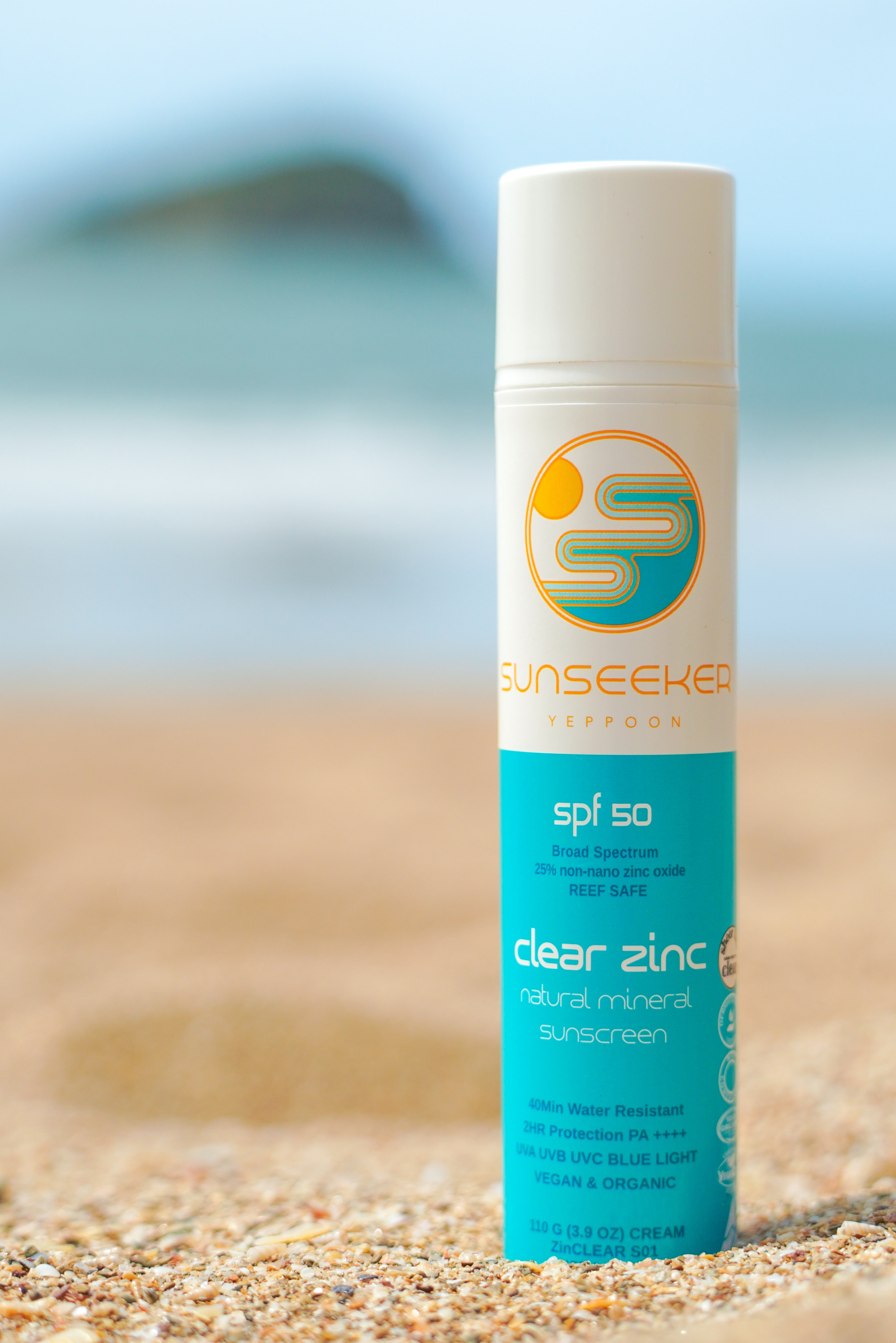 Sunseeker Reef Safe Natural Mineral Sunscreen SPF 50+ 110g