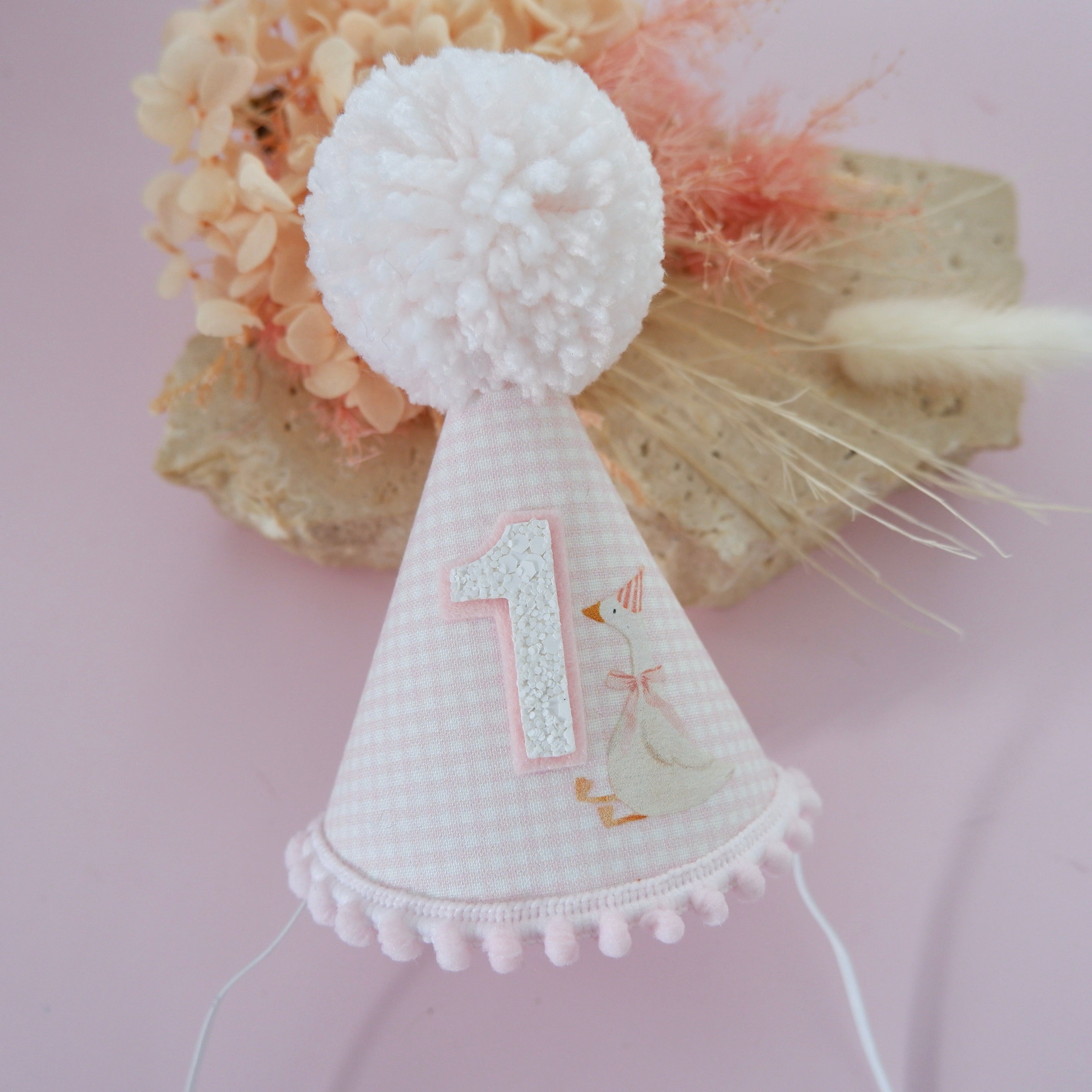 Our Little Deer Party Hat - Pink One Silly Goose