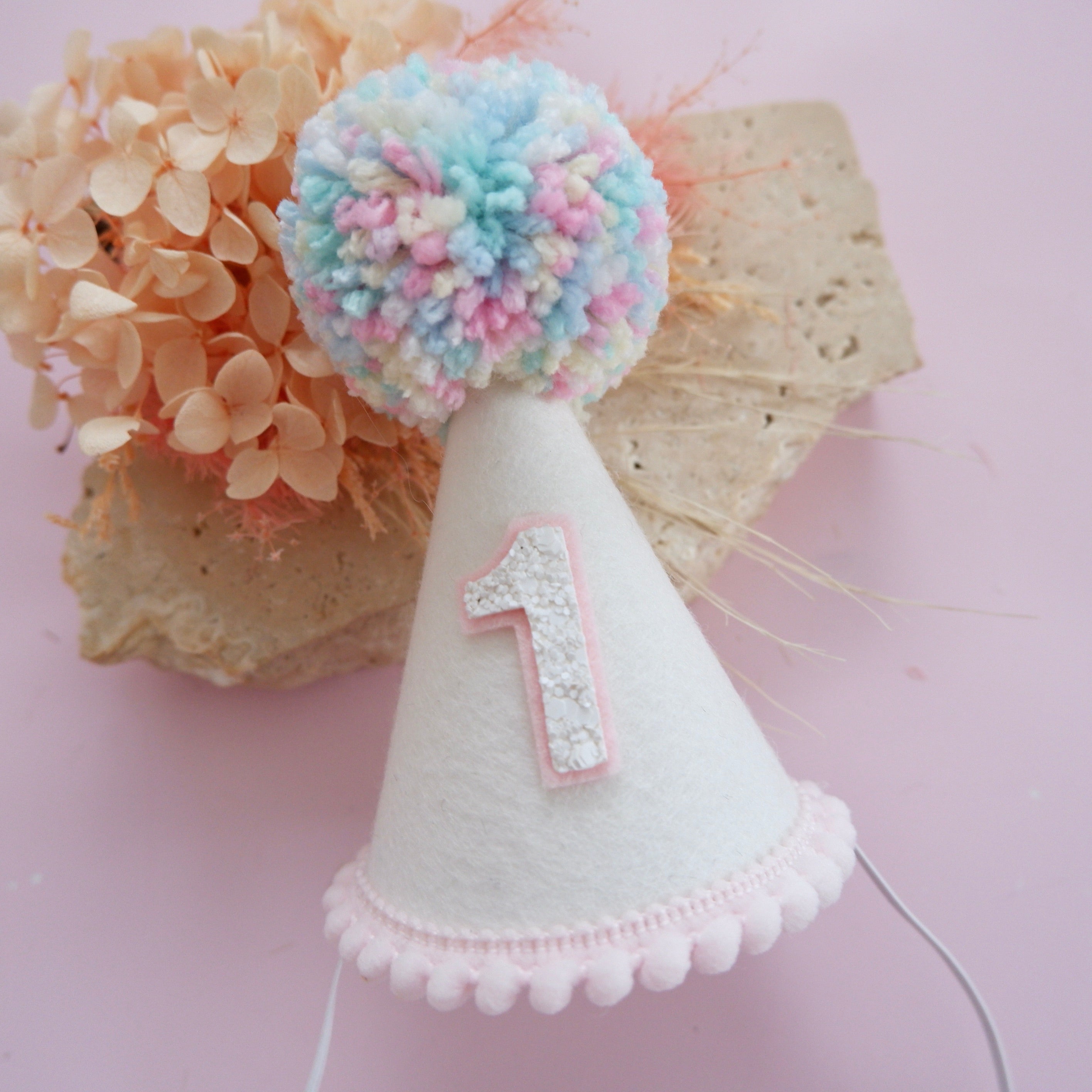 Our Little Deer Party Hat - Pastel