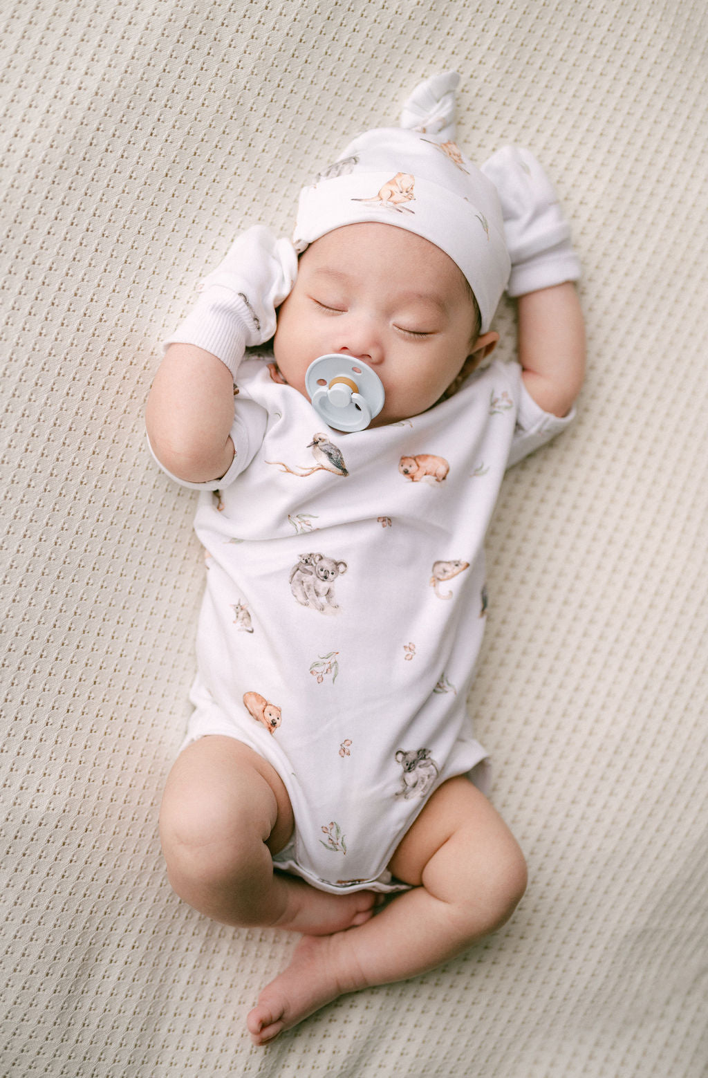 Aster & Oak Native Animals Onesie