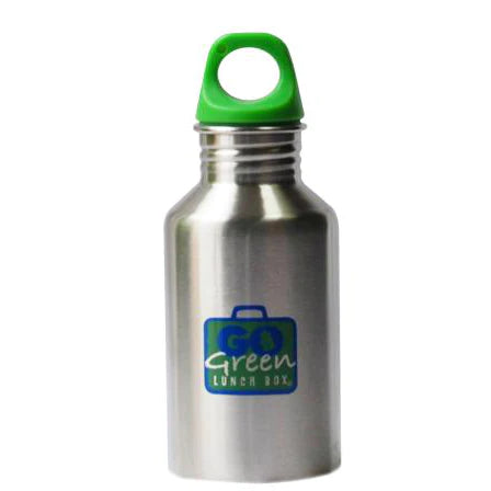 Go Green 8oz Stainless Steel Drink Bottle