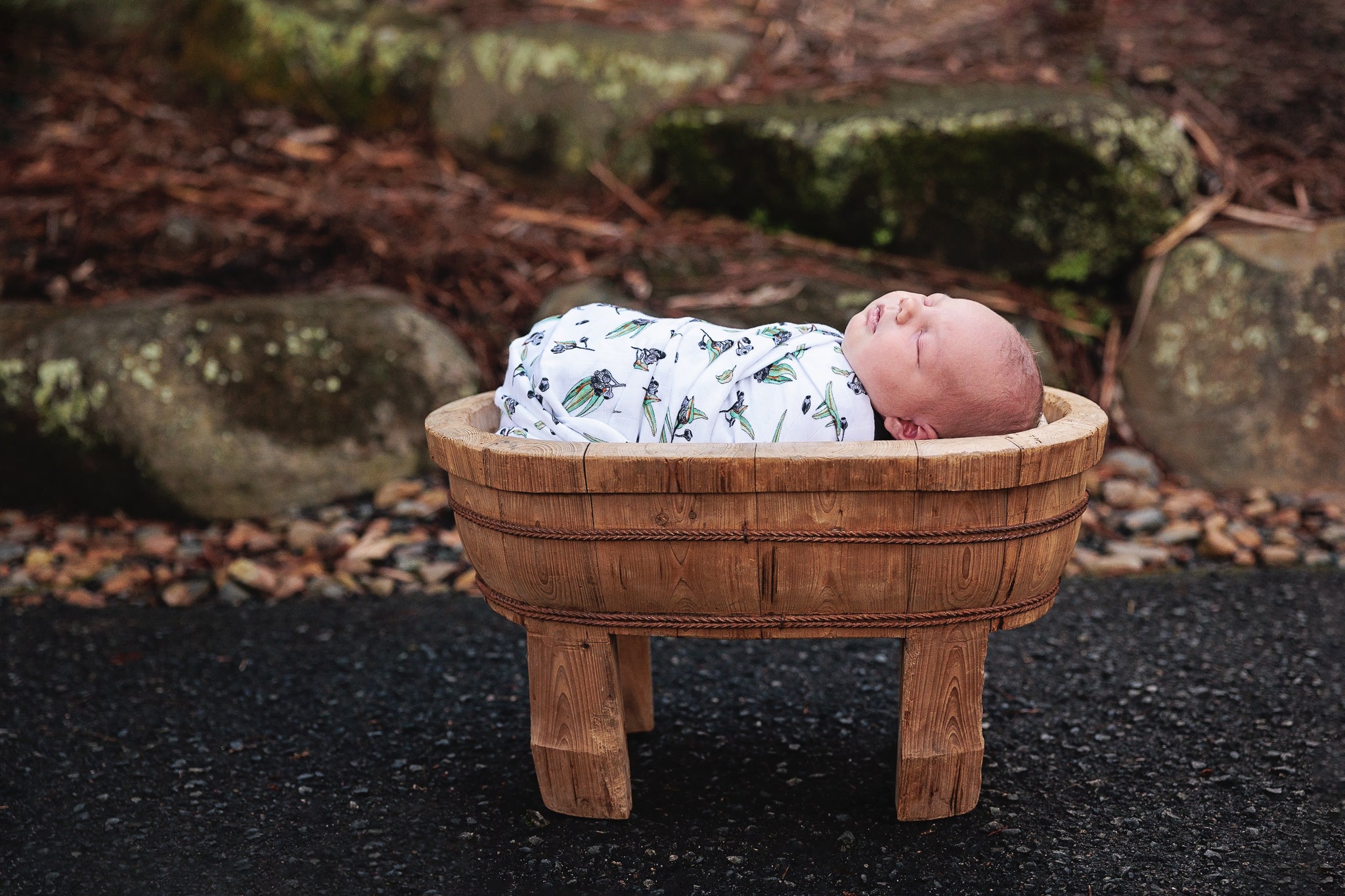 Treehouse Lane Designs Native Gum Bamboo Muslin Wrap