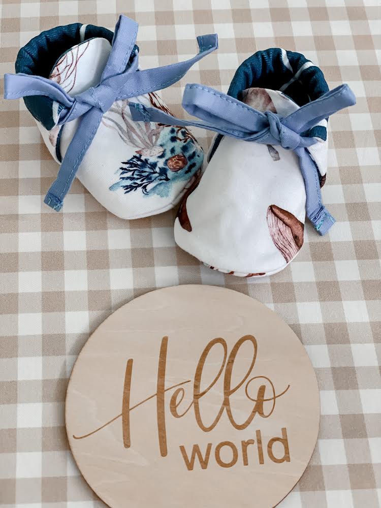 Snuggly Jacks Booties - Ocean Jersey