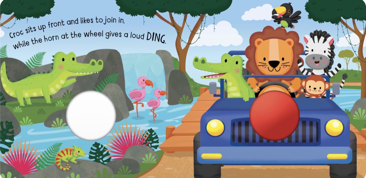 Squeak me! Board Book Beep Safari