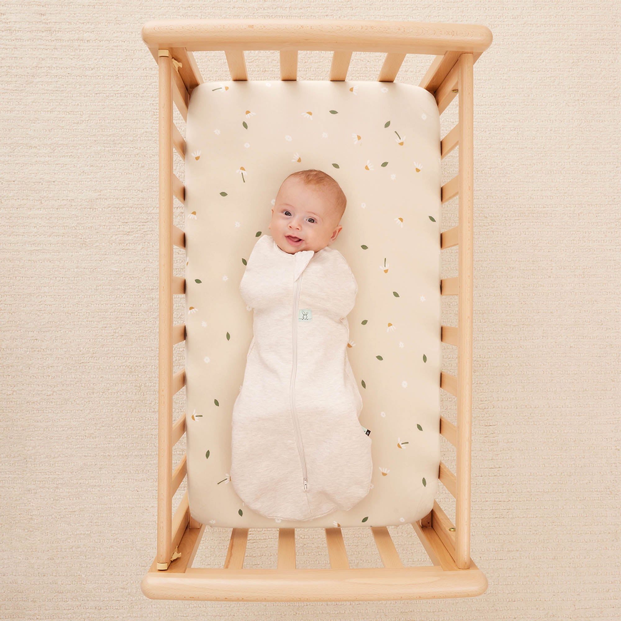 Ergopouch Fitted 2 In 1 Waterproof Sheet - Bassinet