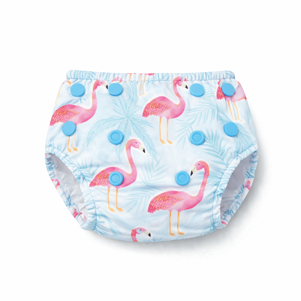Confetti Kidz Reusable Swim Nappy Flamingo Bay