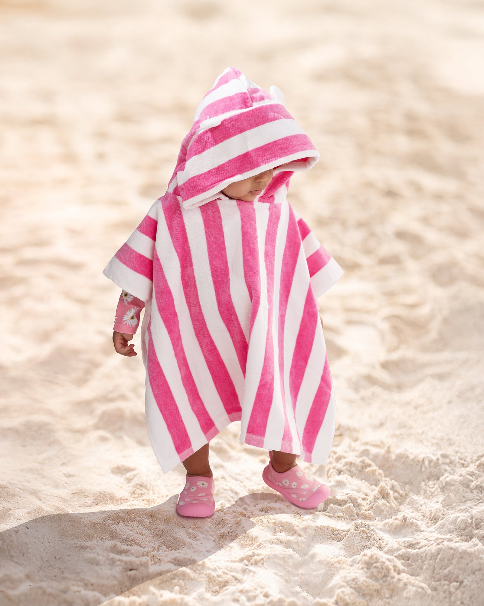 Toshi Hooded Towel Beachcomber - Watermelon