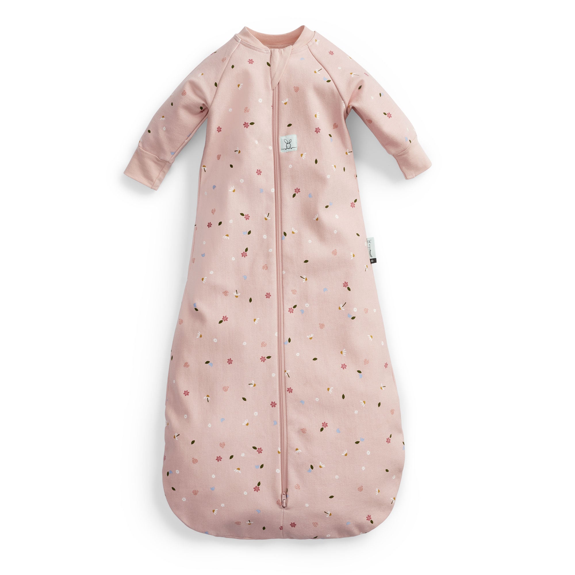 Ergopouch Jersey Sleeping Bag 1.0 Tog With Sleeves - Daisies