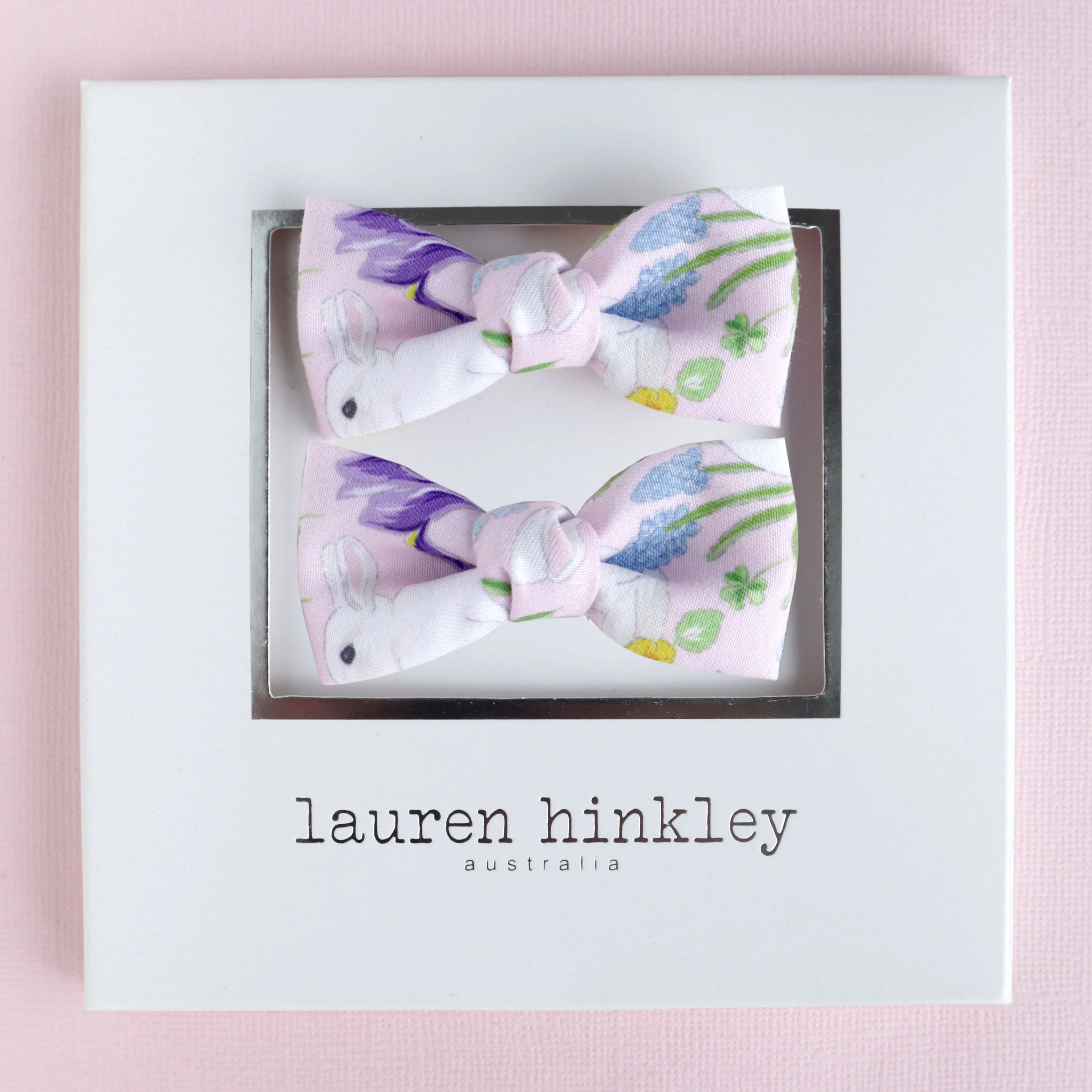 Lauren Hinkley Floral Dreams Bow Hair Clips