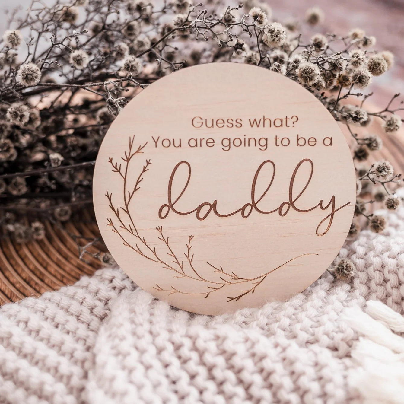 Hello Fern Single Announcement Disc - Guess What You're Going To Be A Daddy - Whimsical