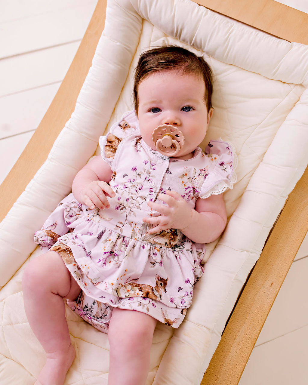 Confetti Kidz Bamboo Bodysuit Dress - Enchanted Gardens