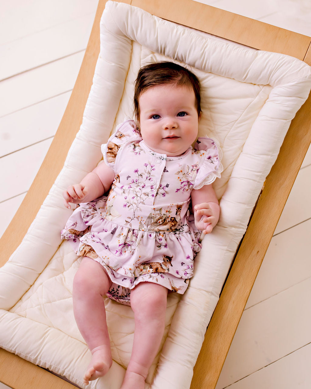 Confetti Kidz Bamboo Bodysuit Dress - Enchanted Gardens