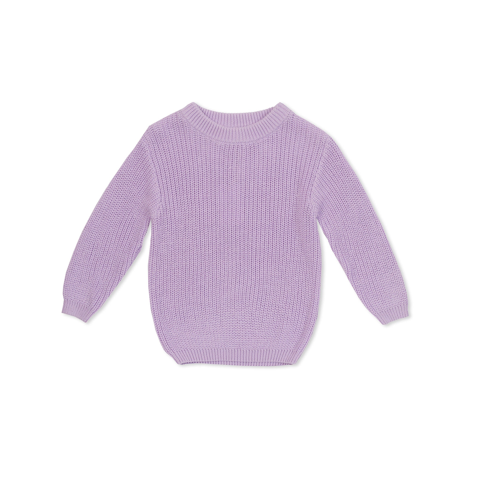 Indigo & Lellow Chase Chunky Knit Jumper - Lavender